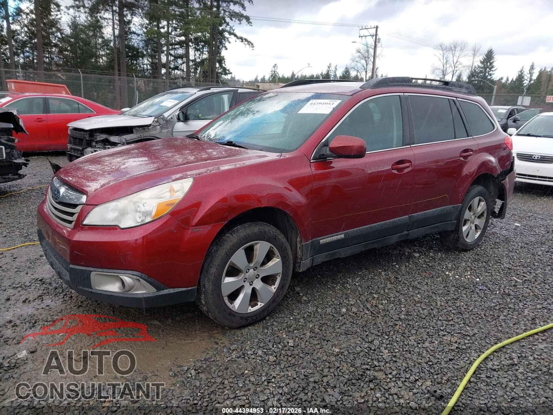 SUBARU OUTBACK 2012 - 4S4BRBGC0C3226984