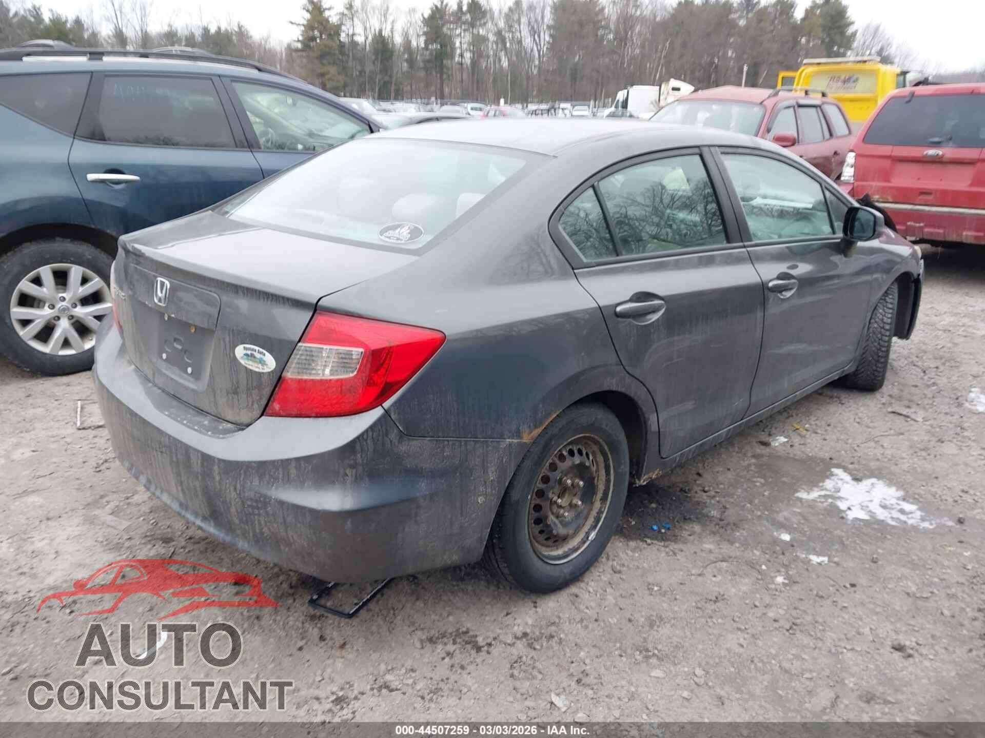 HONDA CIVIC 2012 - 2HGFB2F5XCH579132