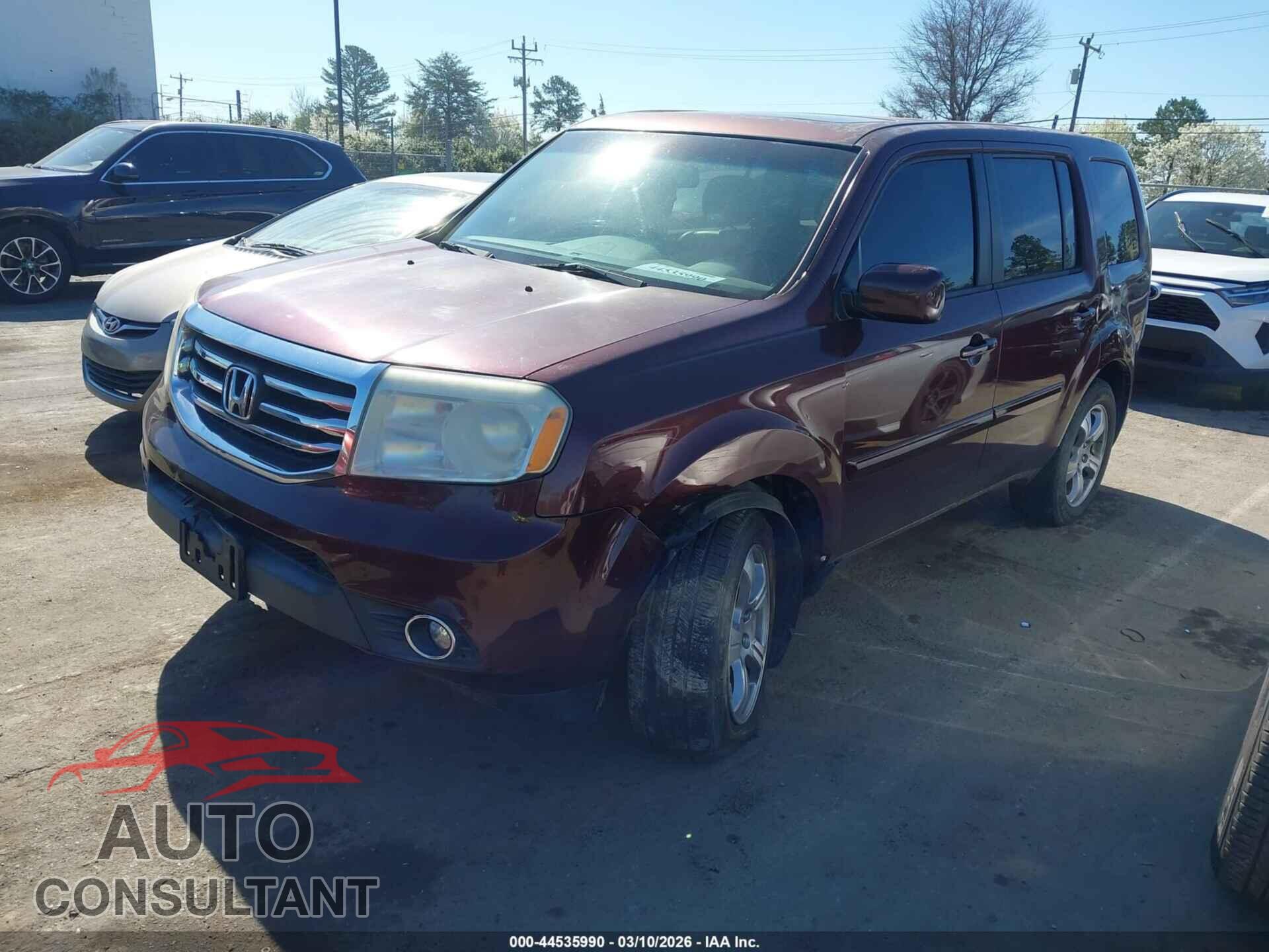 HONDA PILOT 2013 - 5FNYF4H59DB006802