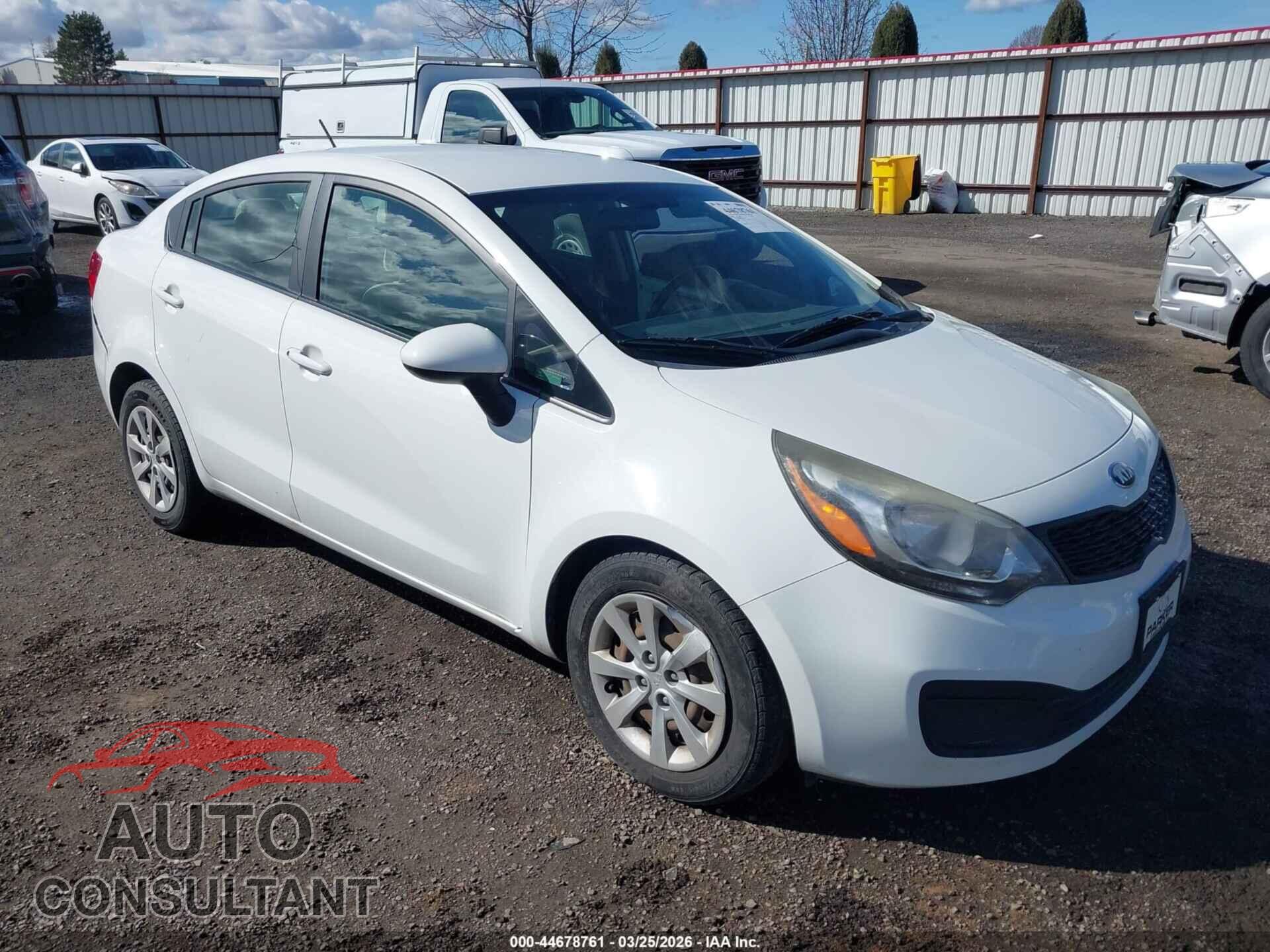 KIA RIO 2013 - KNADM4A32D6231505