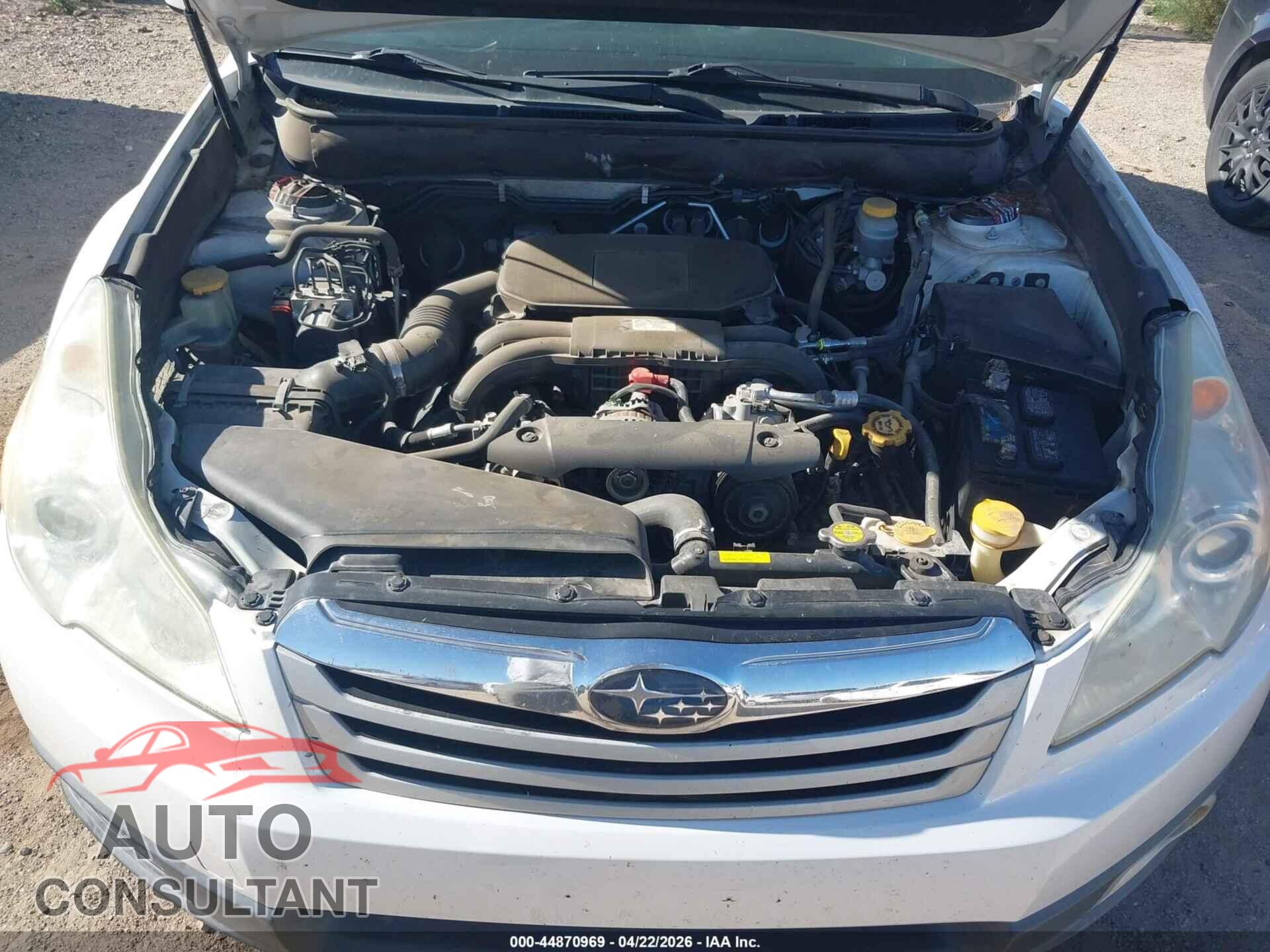 SUBARU OUTBACK 2012 - 4S4BRBCC5C3291612