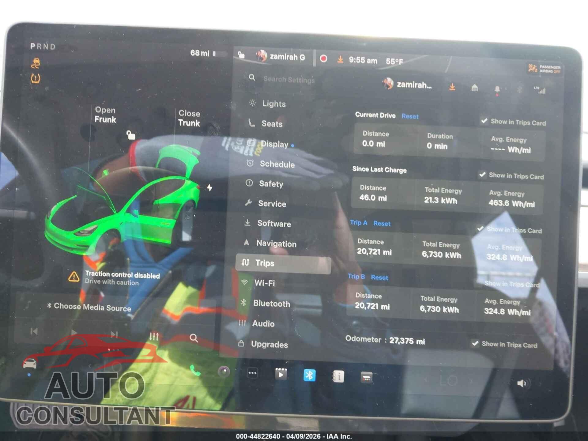 TESLA MODEL 3 2021 - 5YJ3E1EB8MF049288