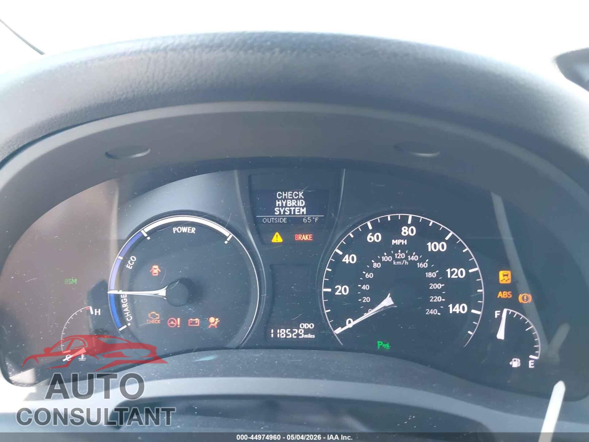 LEXUS RX 450H 2015 - 2T2BC1BA3FC007675