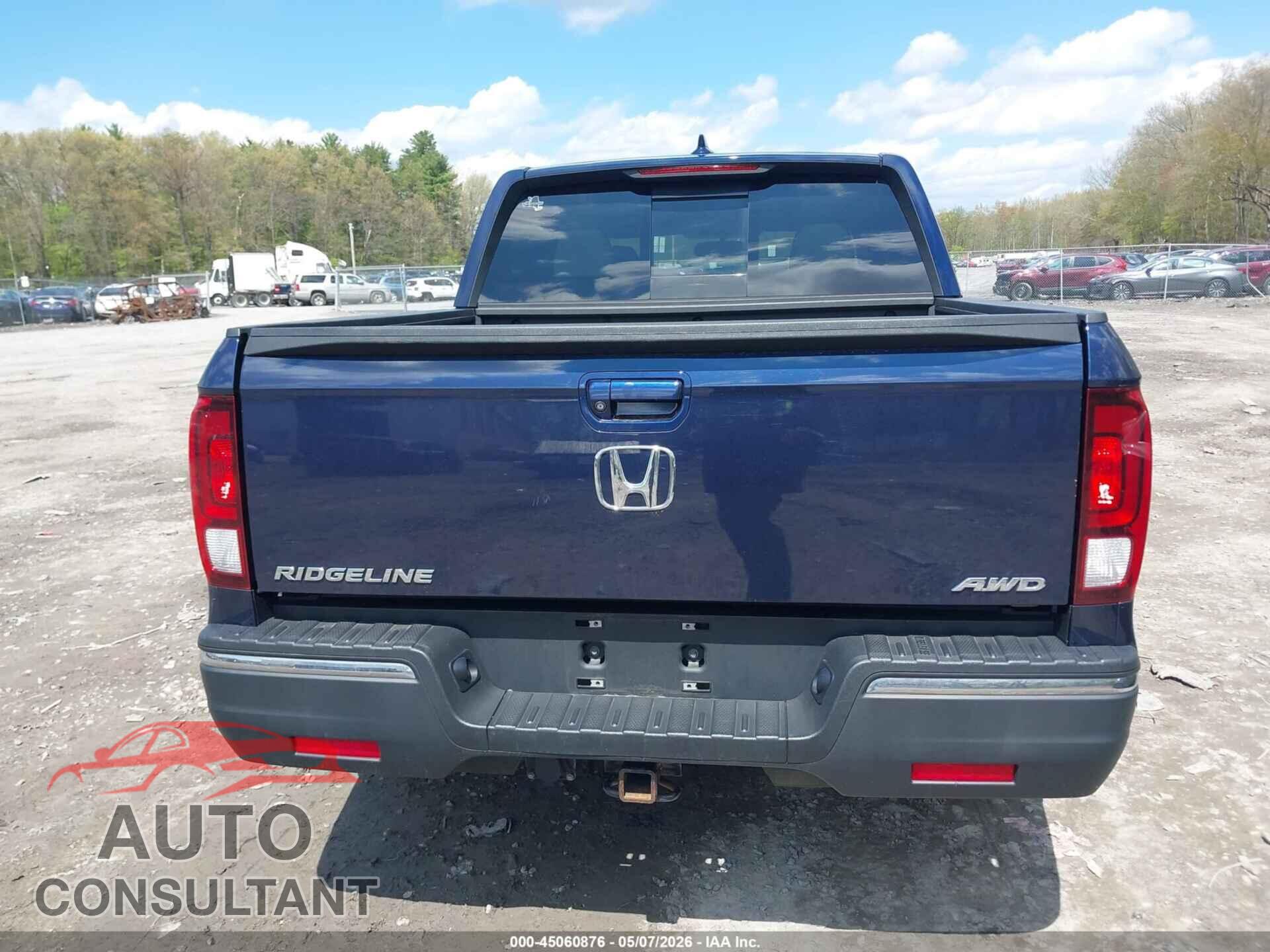 HONDA RIDGELINE 2019 - 5FPYK3F69KB032693