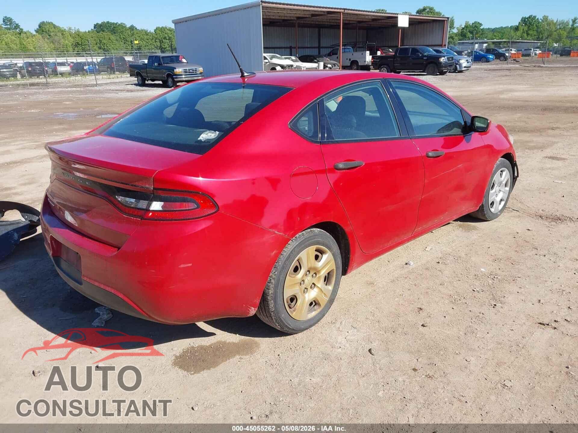 DODGE DART 2013 - 1C3CDFAAXDD329223