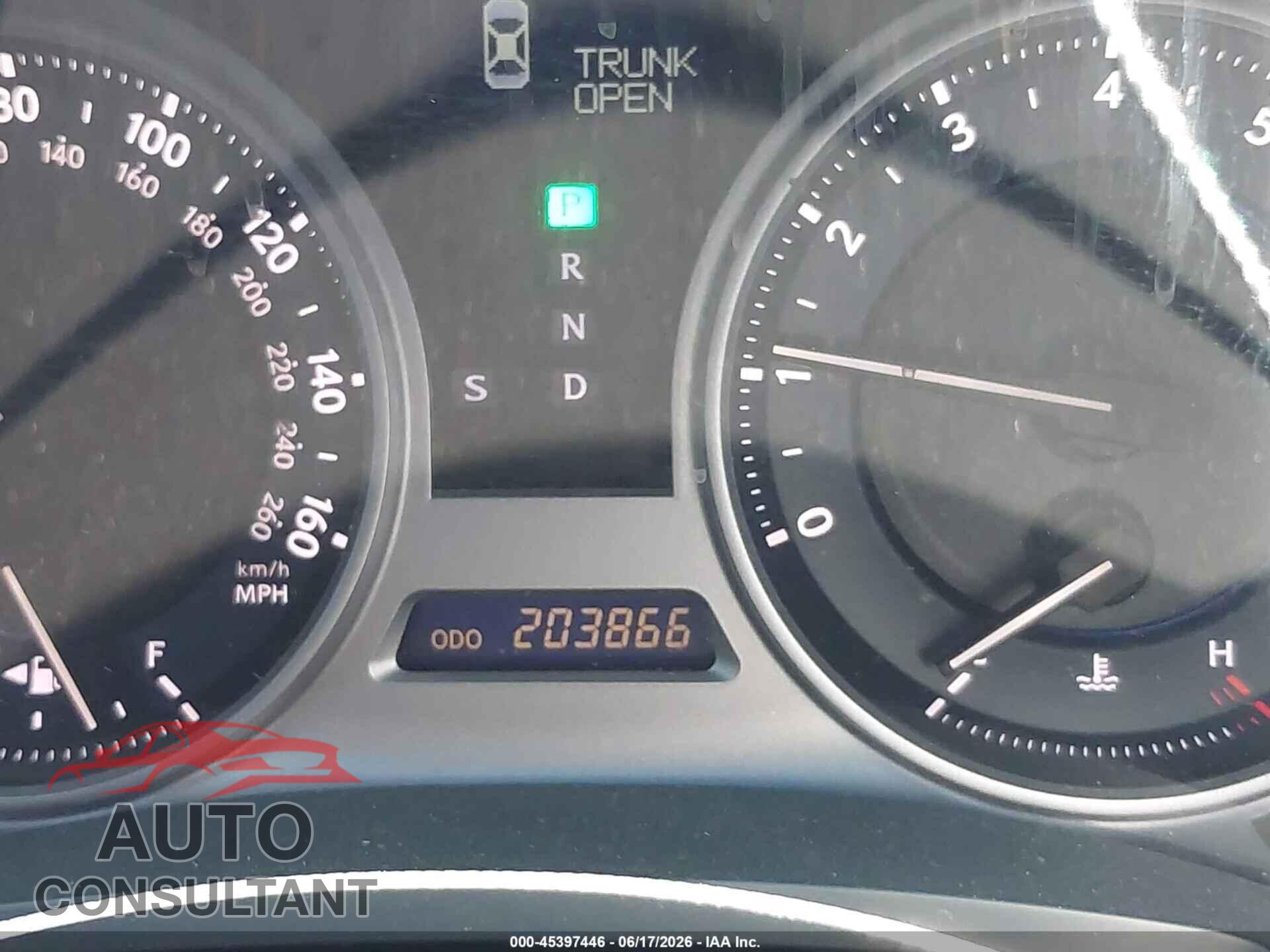 LEXUS IS 250 2010 - JTHBF5C23A5114093