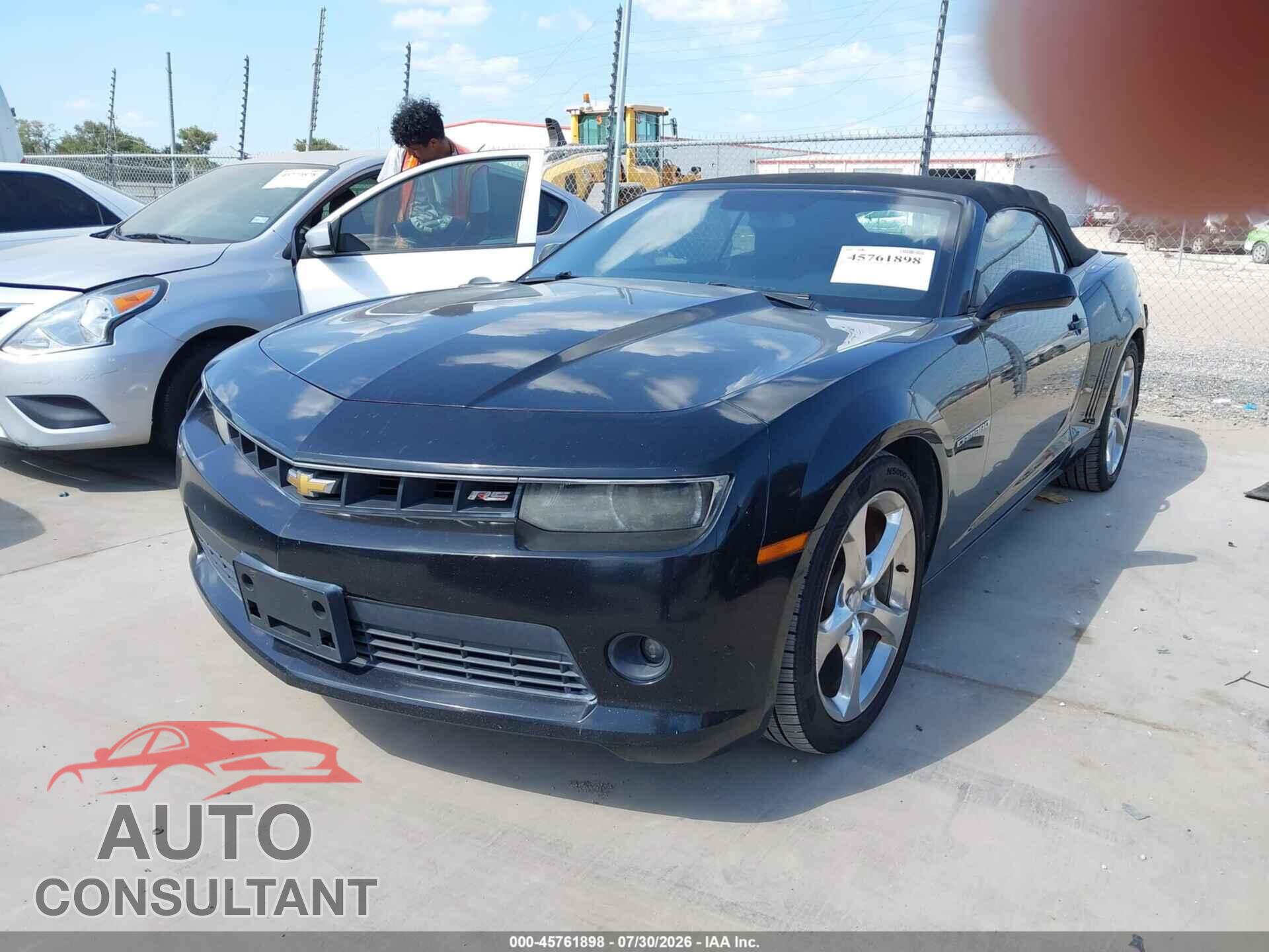 CHEVROLET CAMARO 2014 - 2G1FB3D32E9256964