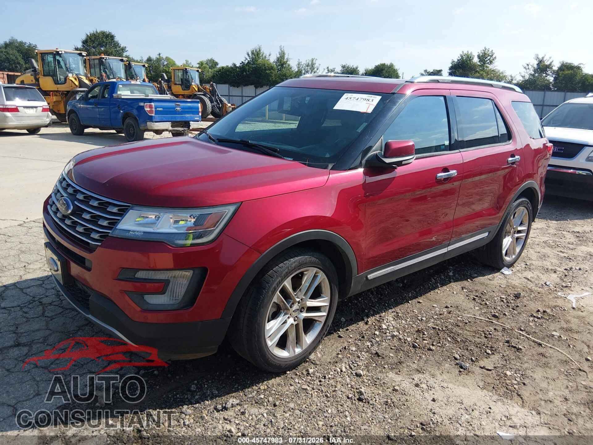 FORD EXPLORER 2017 - 1FM5K7F89HGD95476