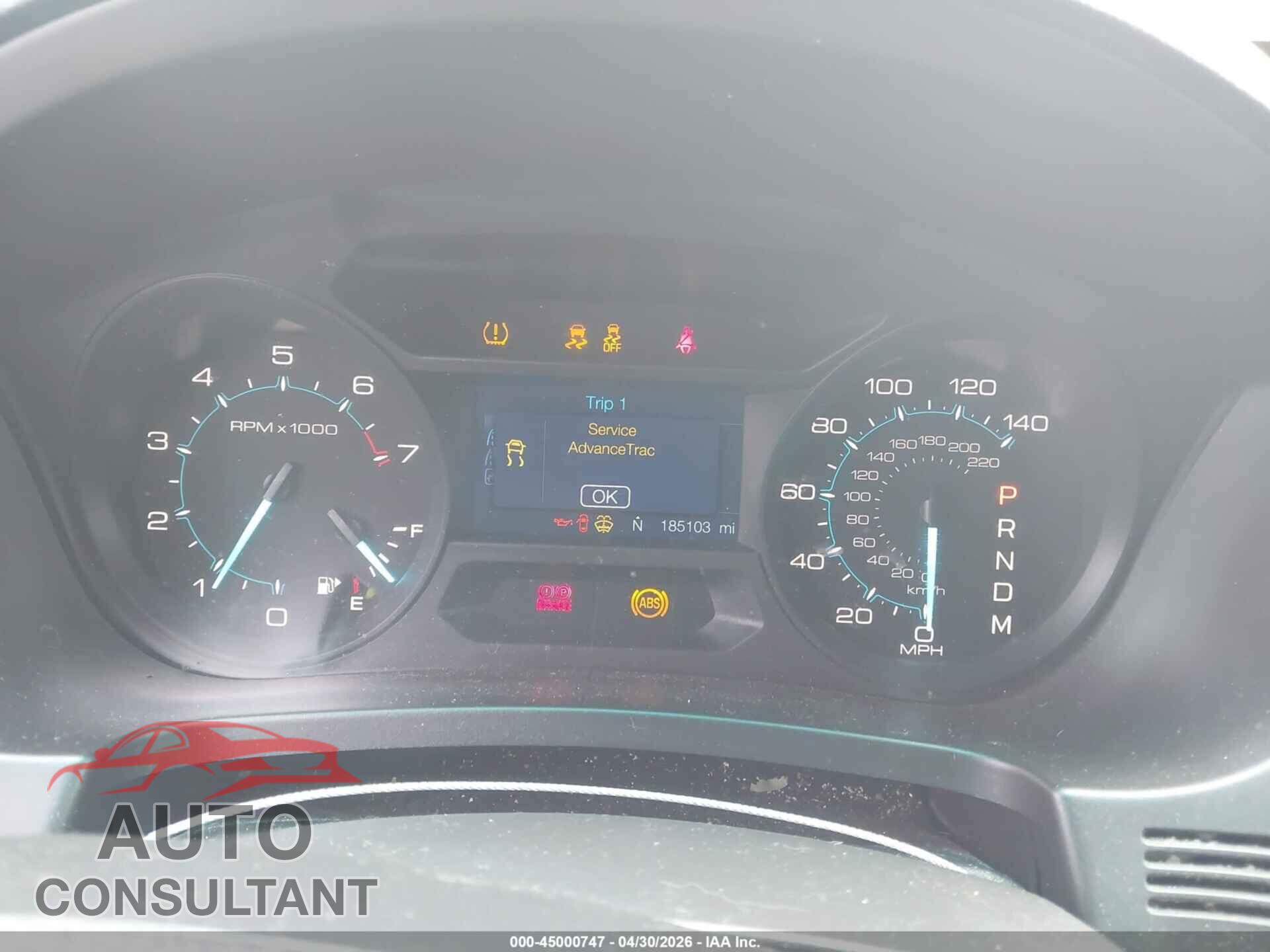 FORD EXPLORER 2012 - 1FMHK7B81CGA93577