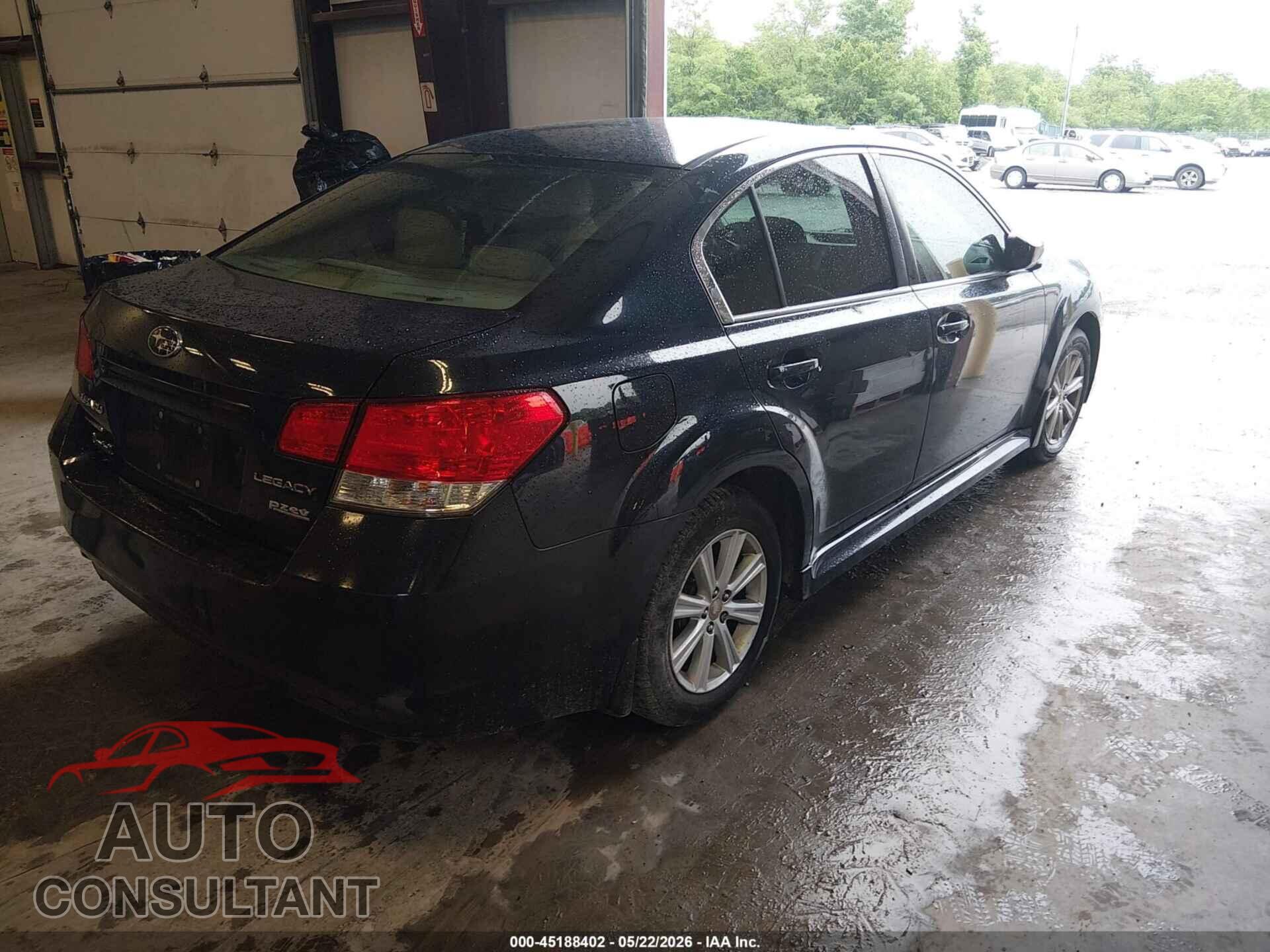 SUBARU LEGACY 2012 - 4S3BMBG68C3013052