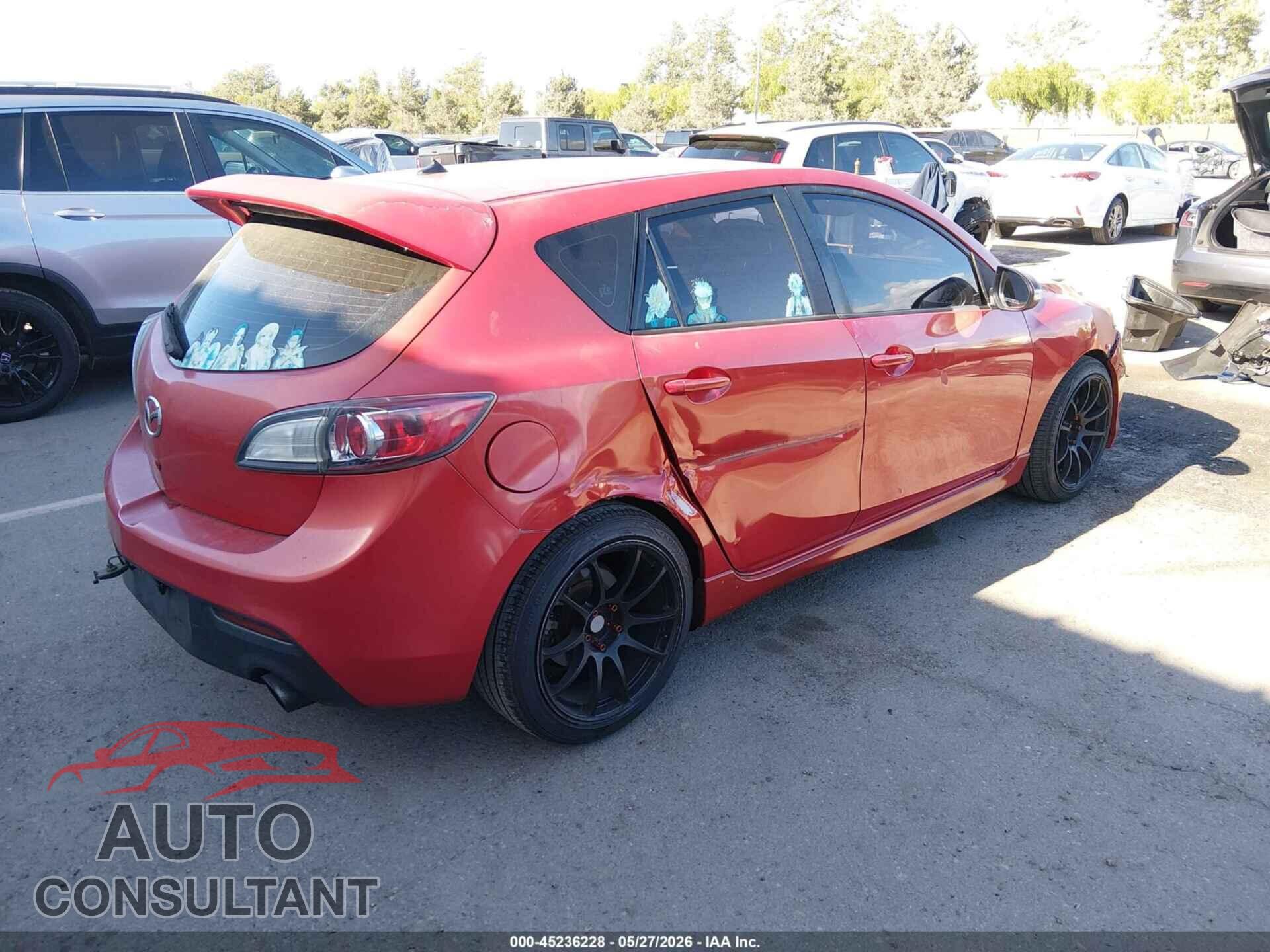 MAZDA MAZDASPEED3 2013 - JM1BL1L49D1806245