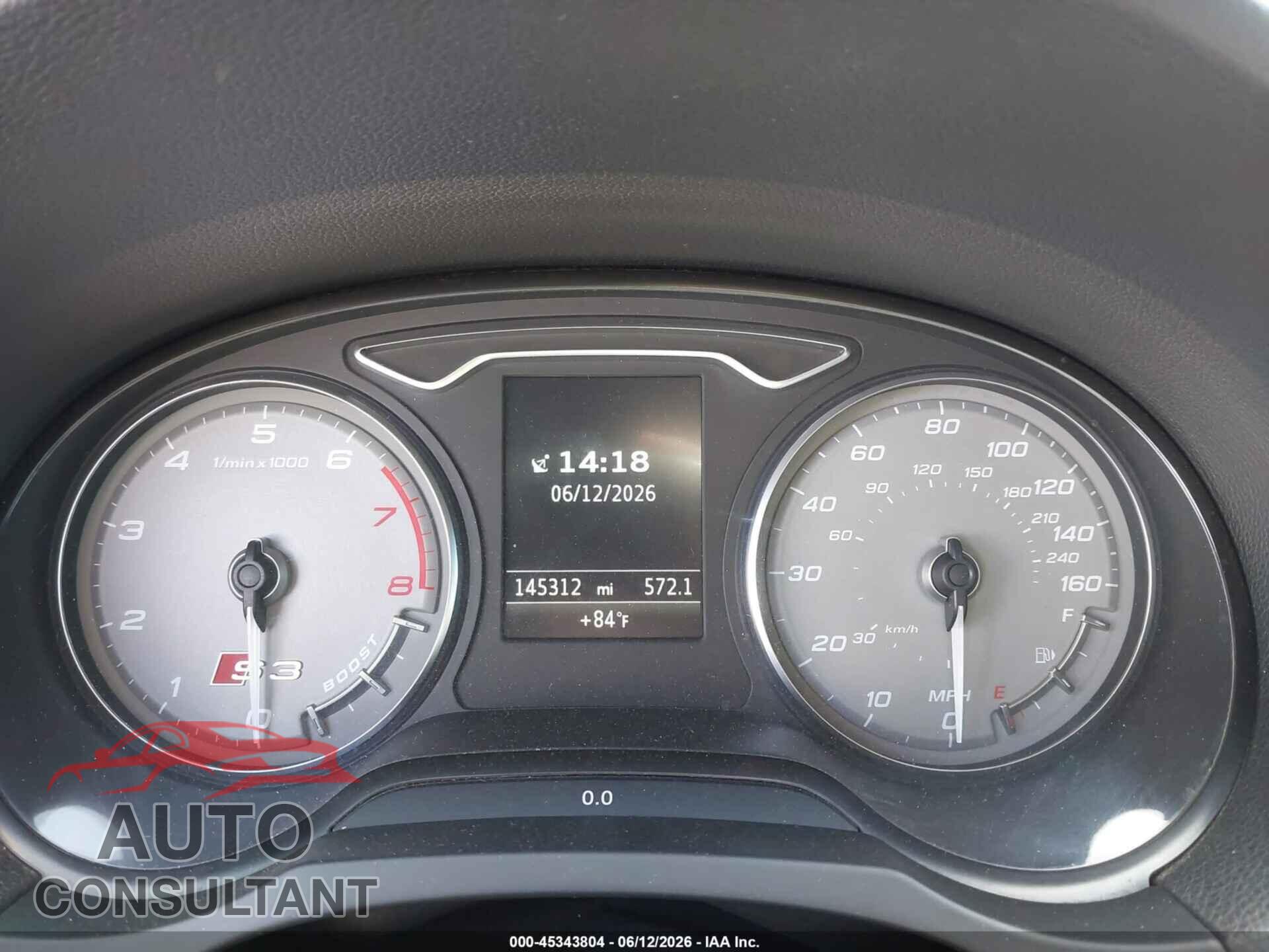 AUDI S3 2015 - WAUBFGFF0F1088253