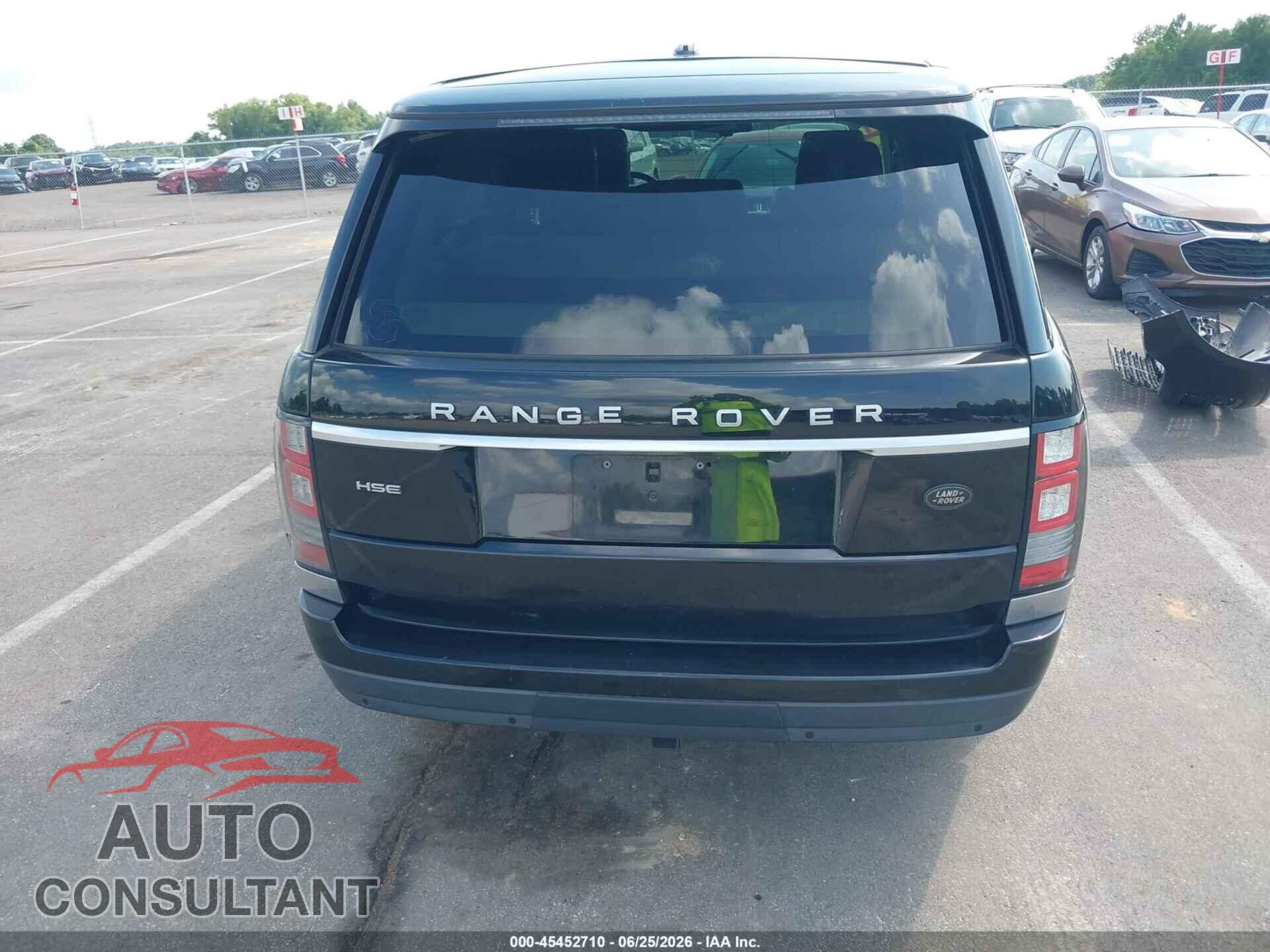LAND ROVER RANGE ROVER 2013 - SALGS2DF4DA104017