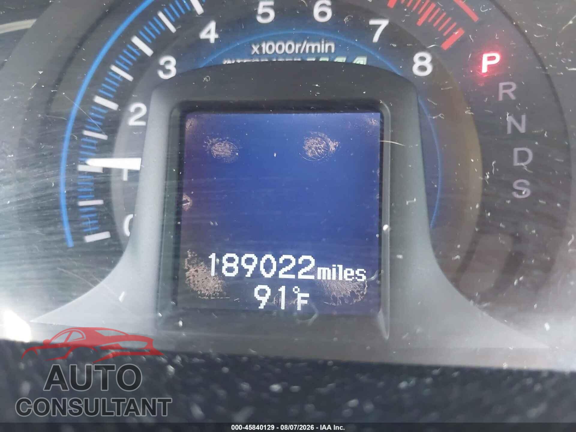HONDA INSIGHT 2012 - JHMZE2H75CS005594