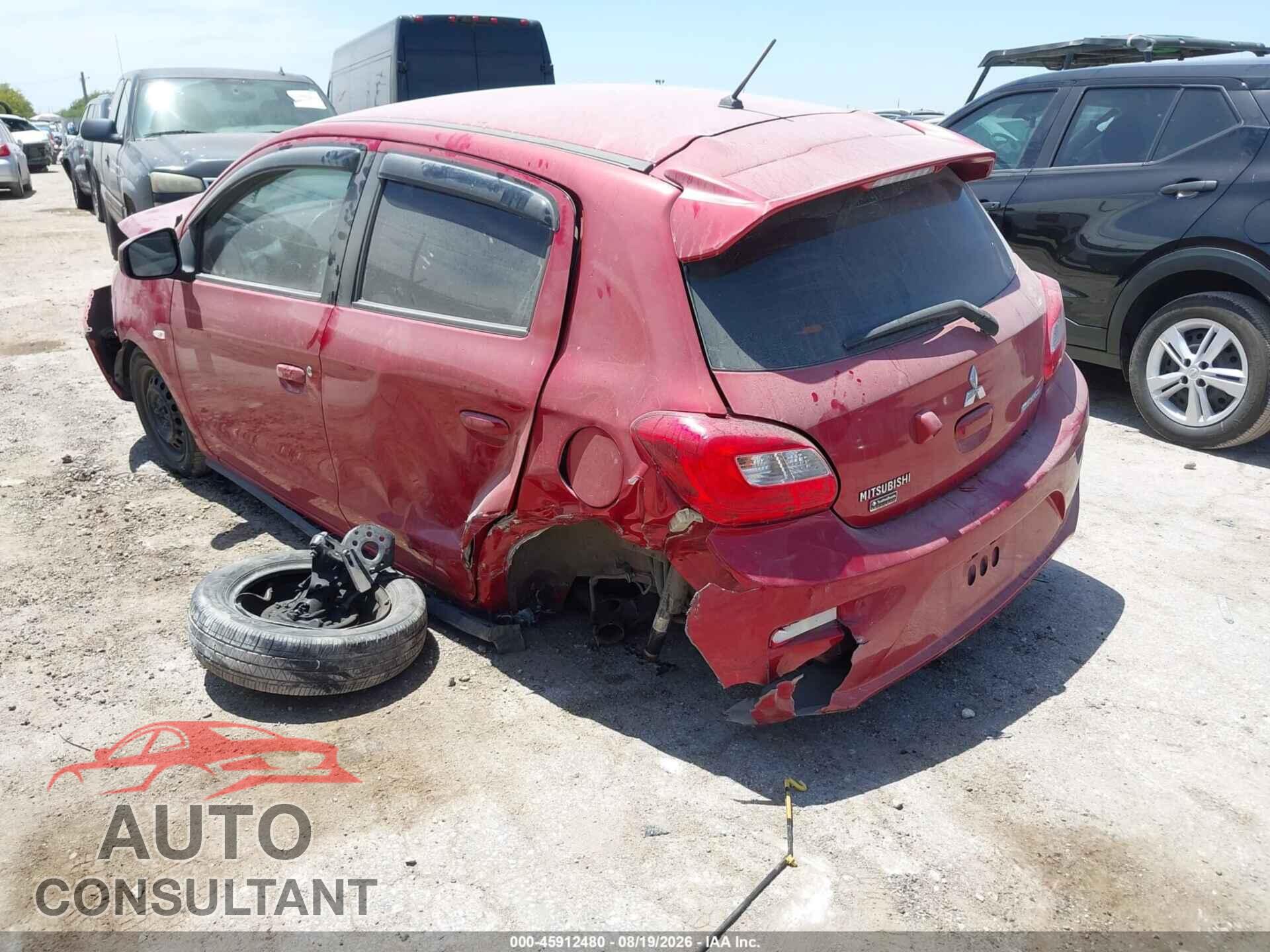 MITSUBISHI MIRAGE 2019 - ML32A3HJ9KH010537