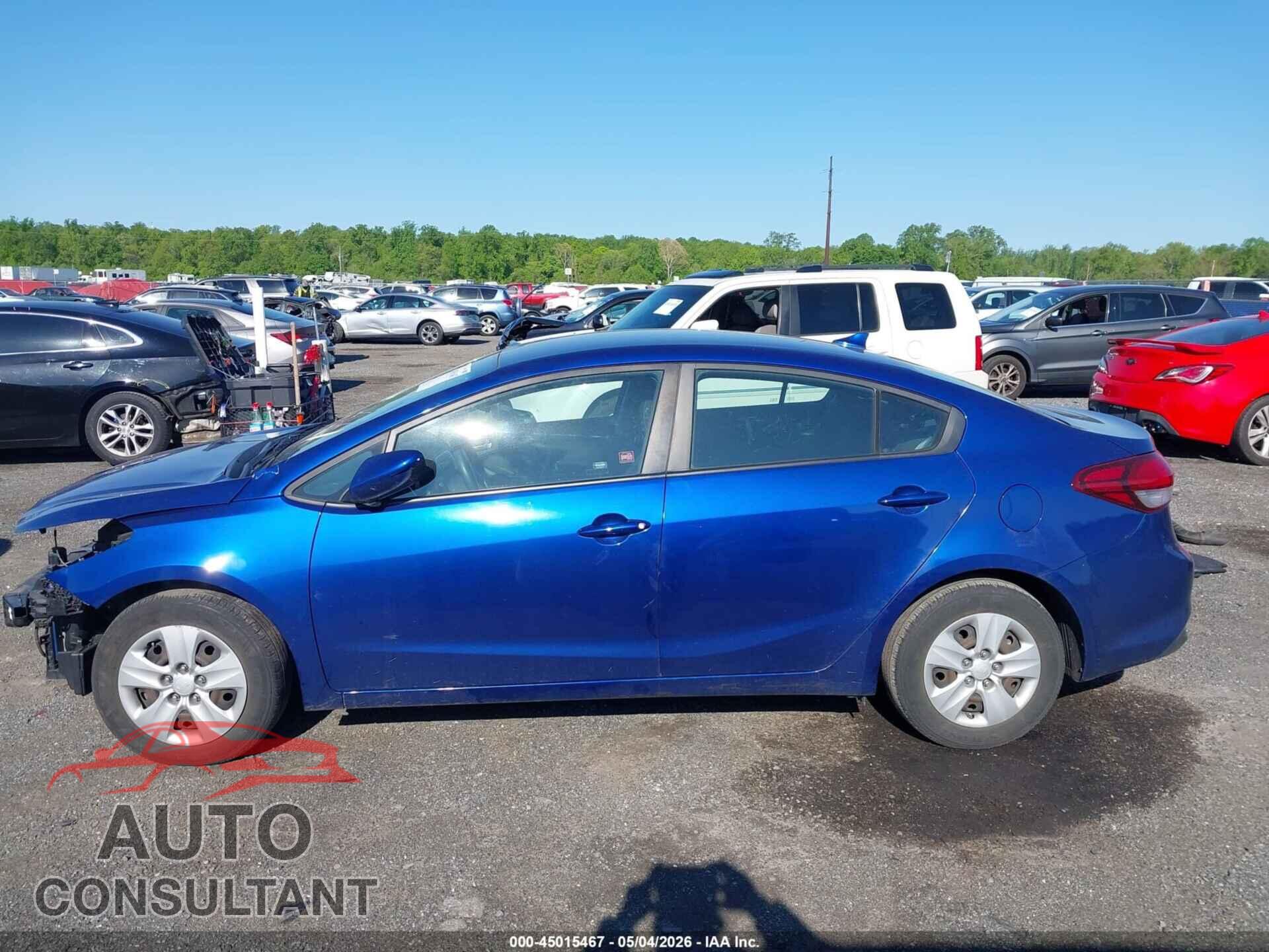 KIA FORTE 2017 - 3KPFK4A79HE108904