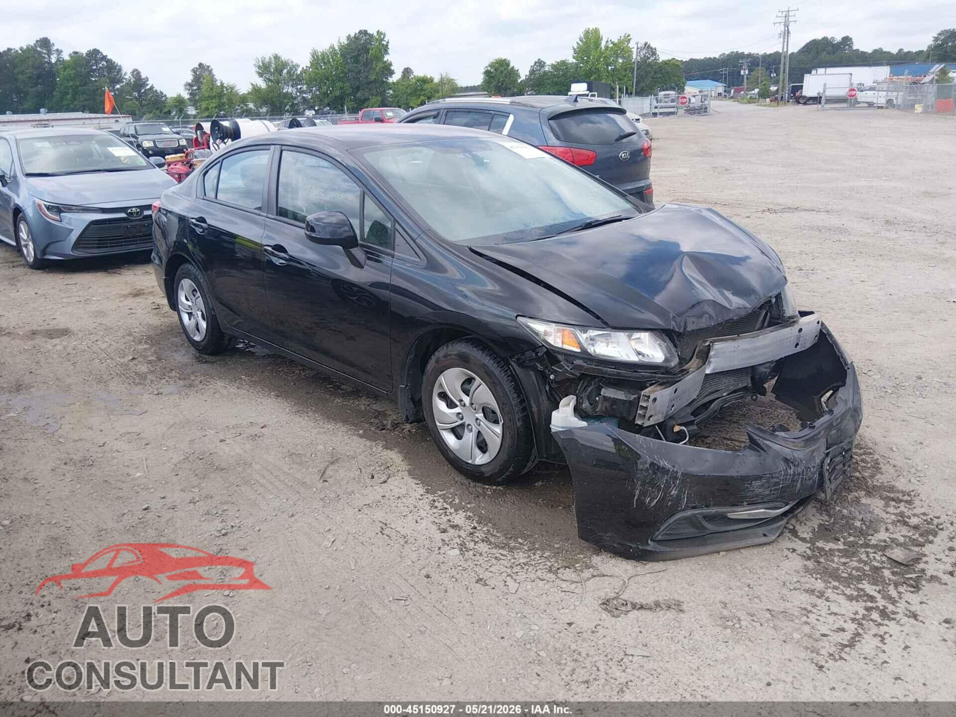 HONDA CIVIC 2013 - 19XFB2F57DE006734