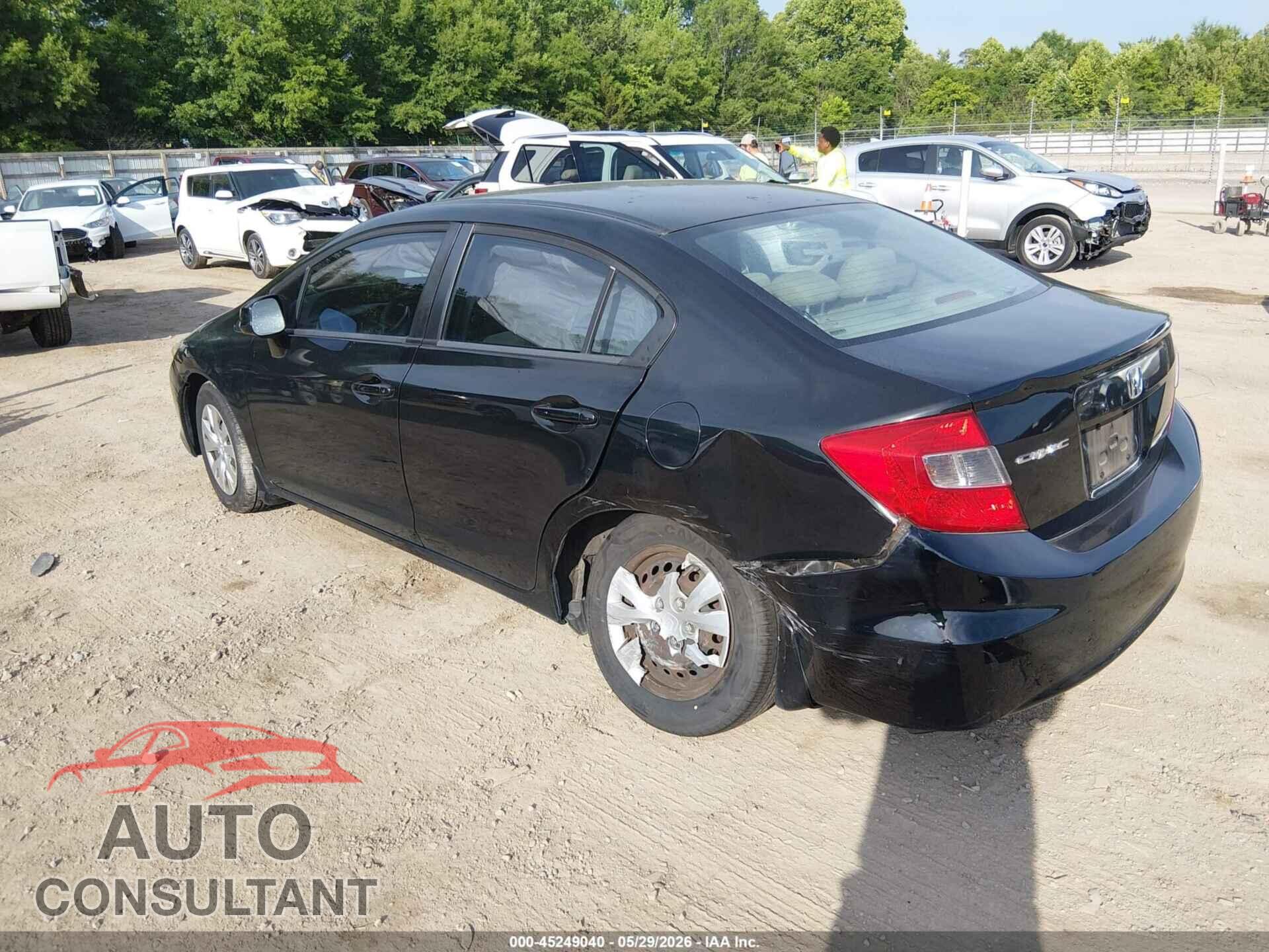 HONDA CIVIC 2012 - 2HGFB2F5XCH564677