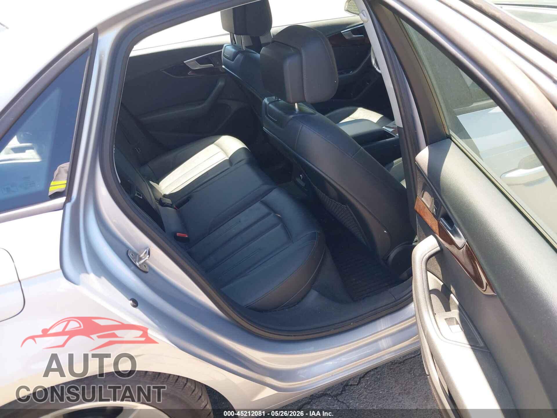 AUDI A4 2017 - WAUANAF49HN061820