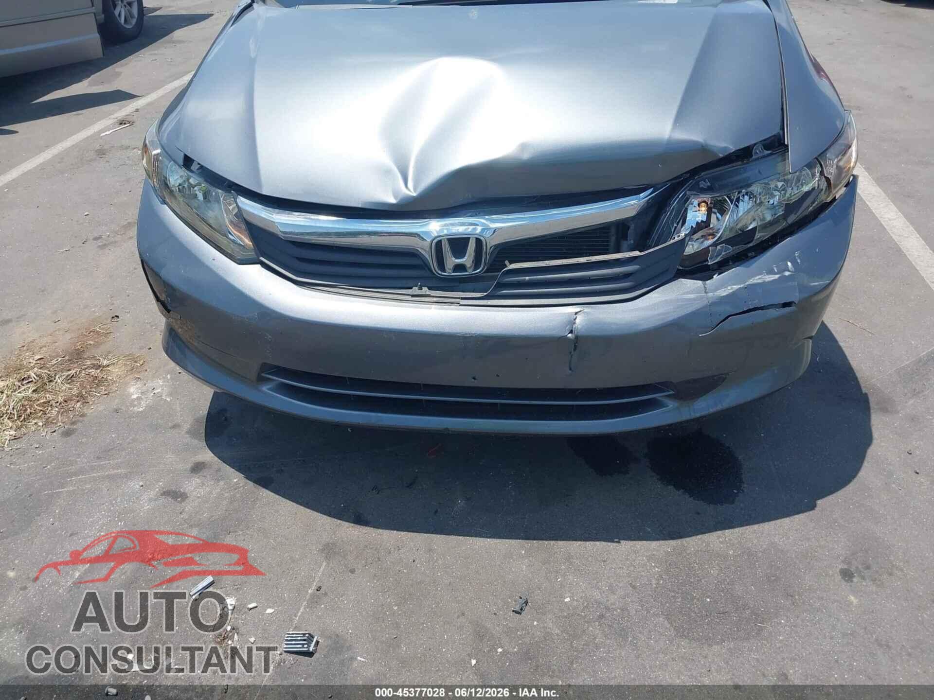 HONDA CIVIC 2012 - 19XFB2F53CE104576