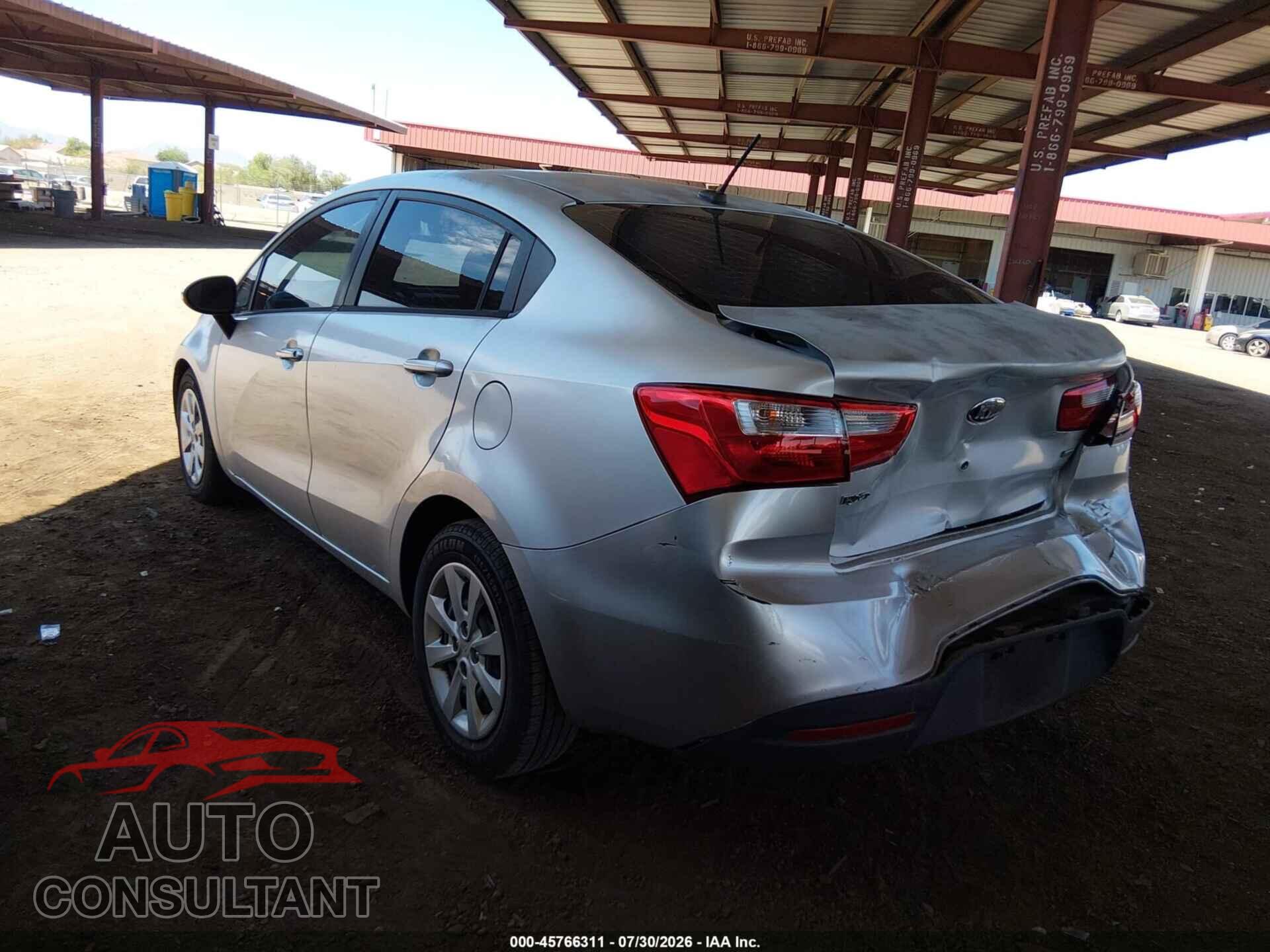 KIA RIO 2014 - KNADM4A30E6377483