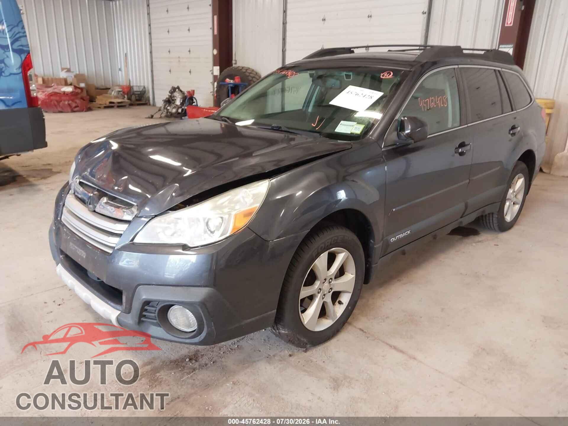 SUBARU OUTBACK 2013 - 4S4BRCPC4D3286595