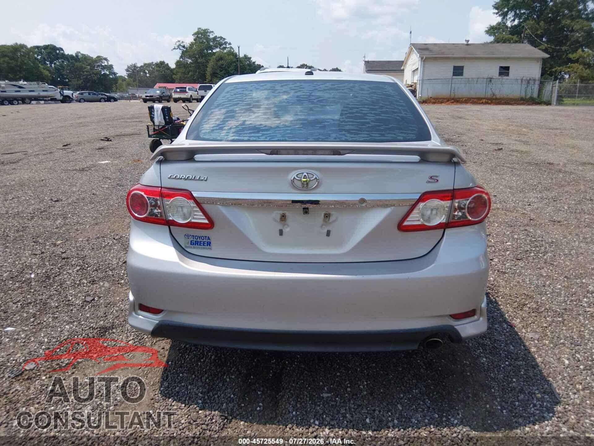 TOYOTA COROLLA 2012 - 5YFBU4EE5CP012860
