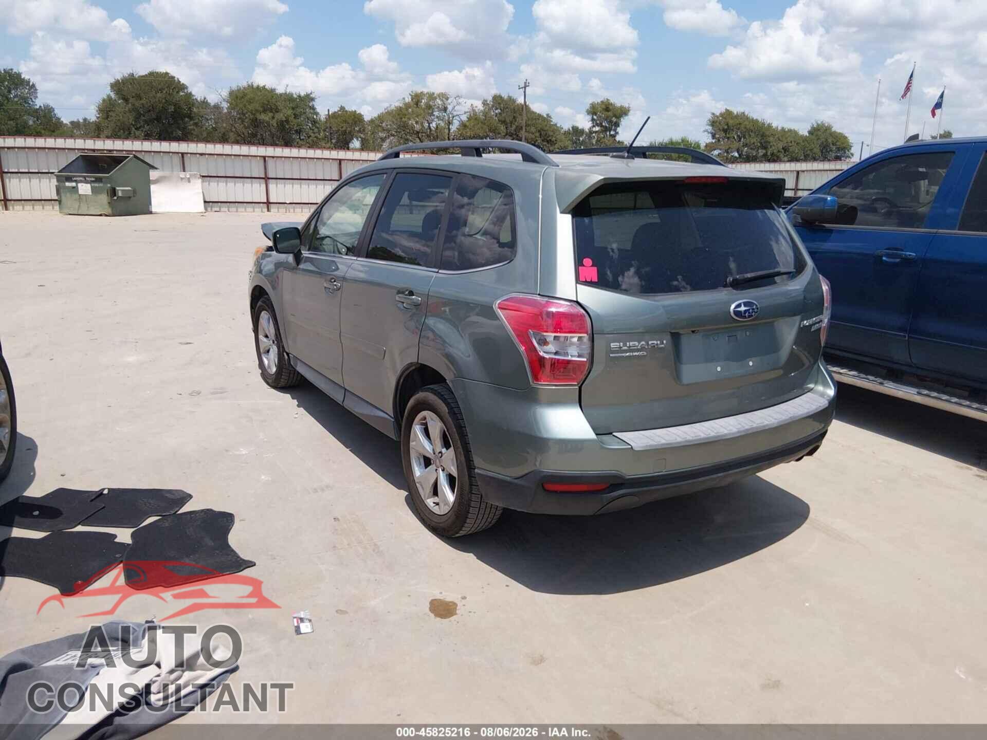 SUBARU FORESTER 2015 - JF2SJARC4FH426164