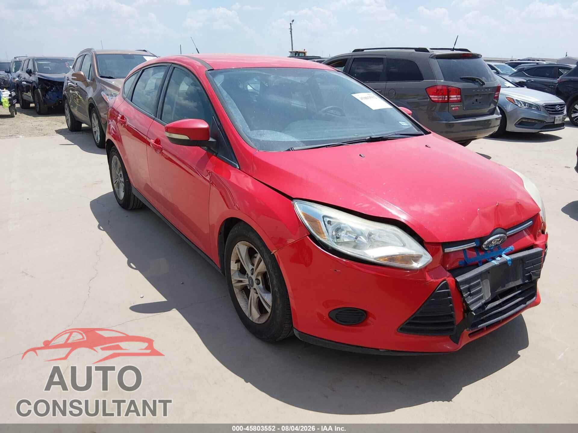 FORD FOCUS 2013 - 1FADP3K23DL204346