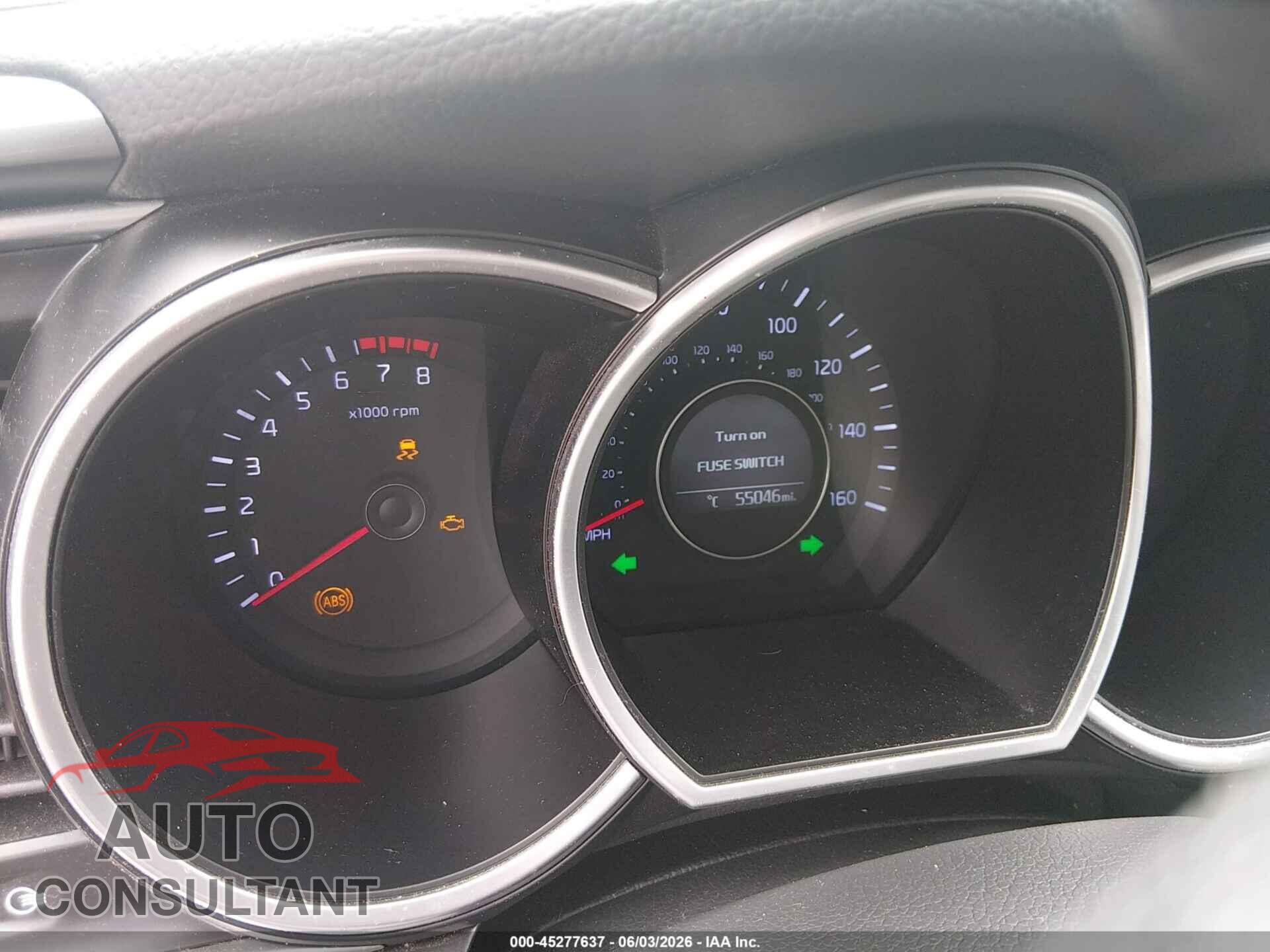 KIA OPTIMA 2015 - KNAGM4A77F5632802