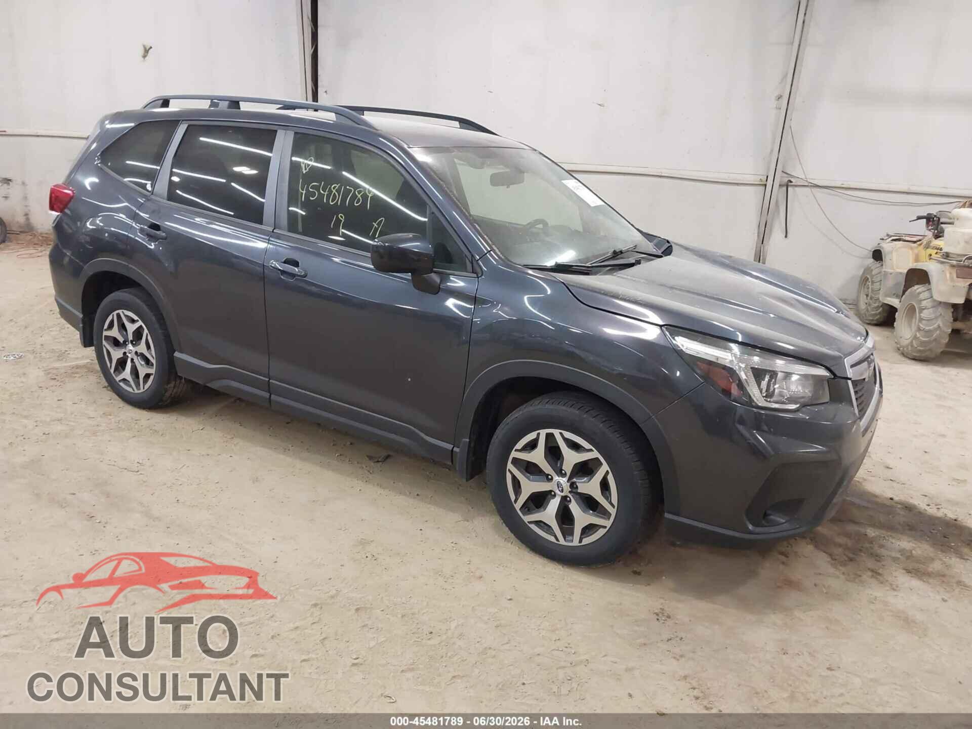 SUBARU FORESTER 2019 - JF2SKAEC3KH411345