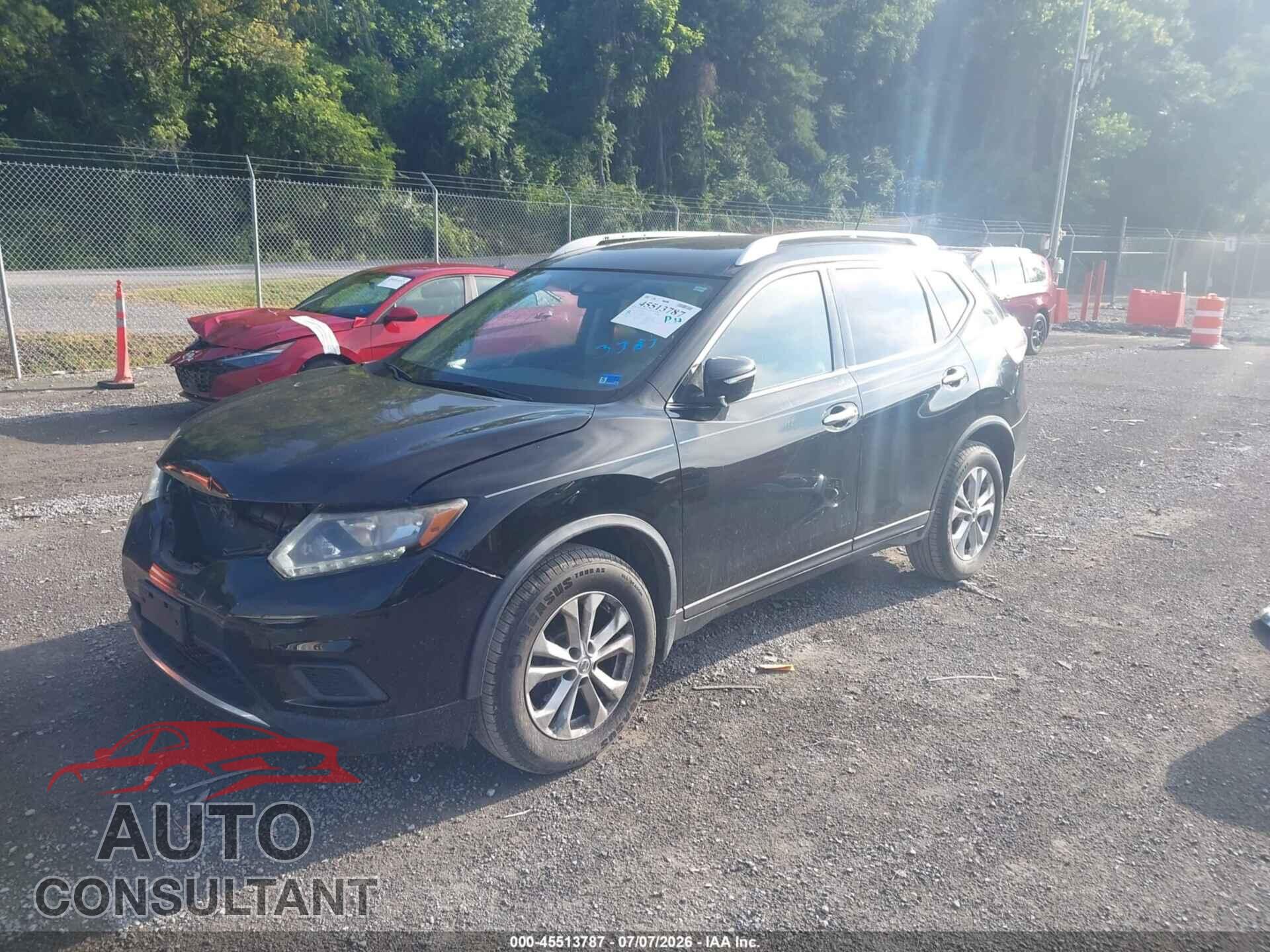 NISSAN ROGUE 2015 - KNMAT2MV6FP548226