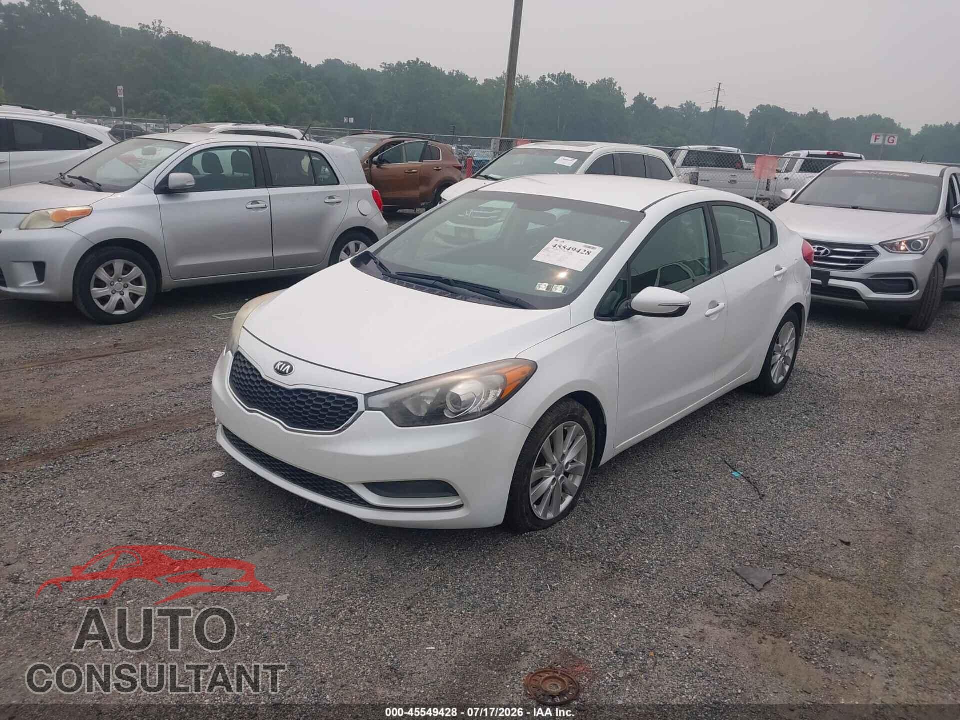 KIA FORTE 2015 - KNAFX4A68F5385123
