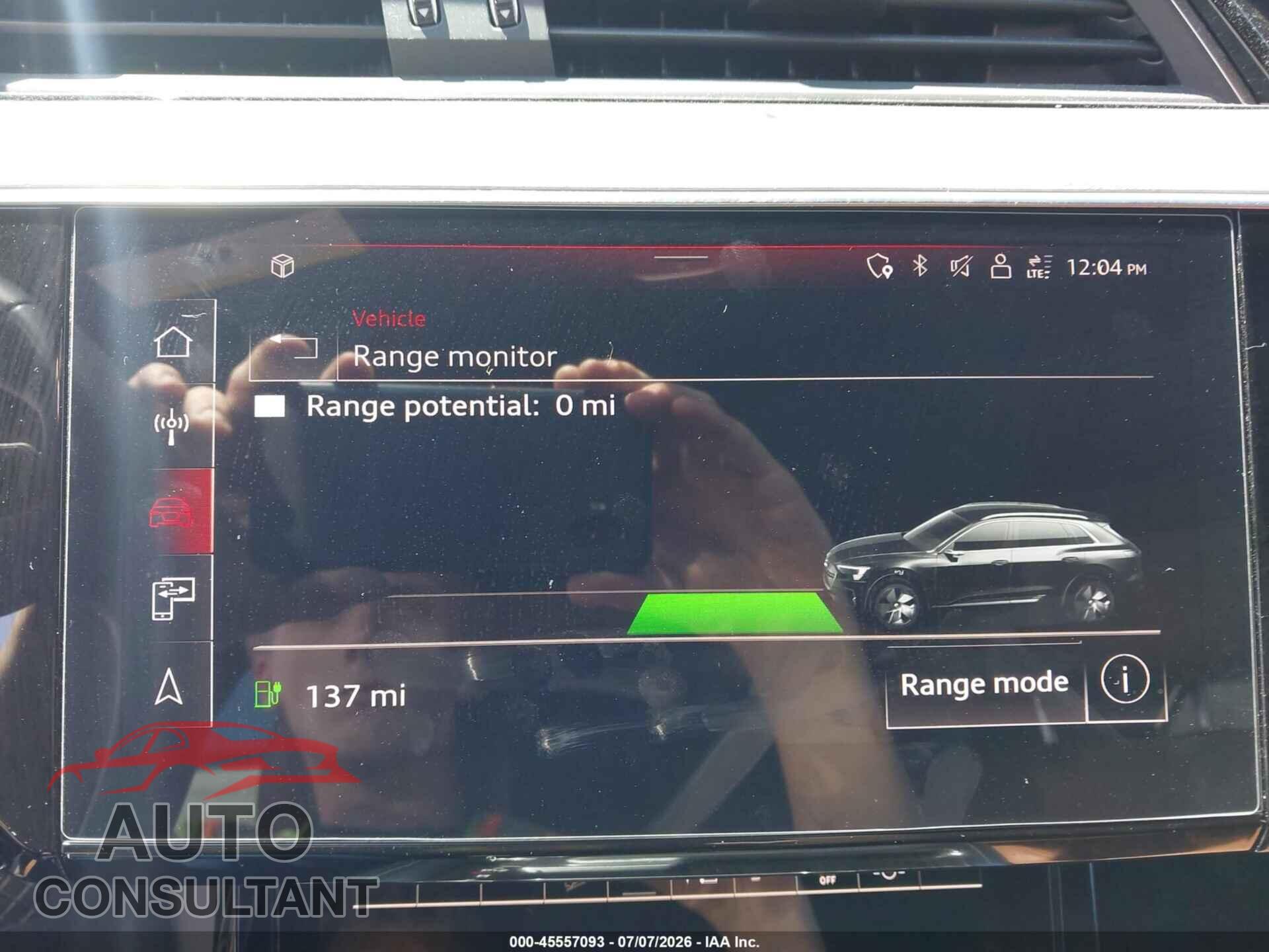 AUDI E-TRON 2022 - WA1VABGEXNB040978