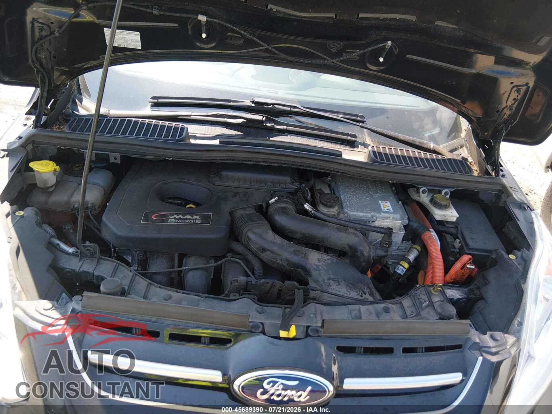 FORD C-MAX ENERGI 2013 - 1FADP5CU6DL545994