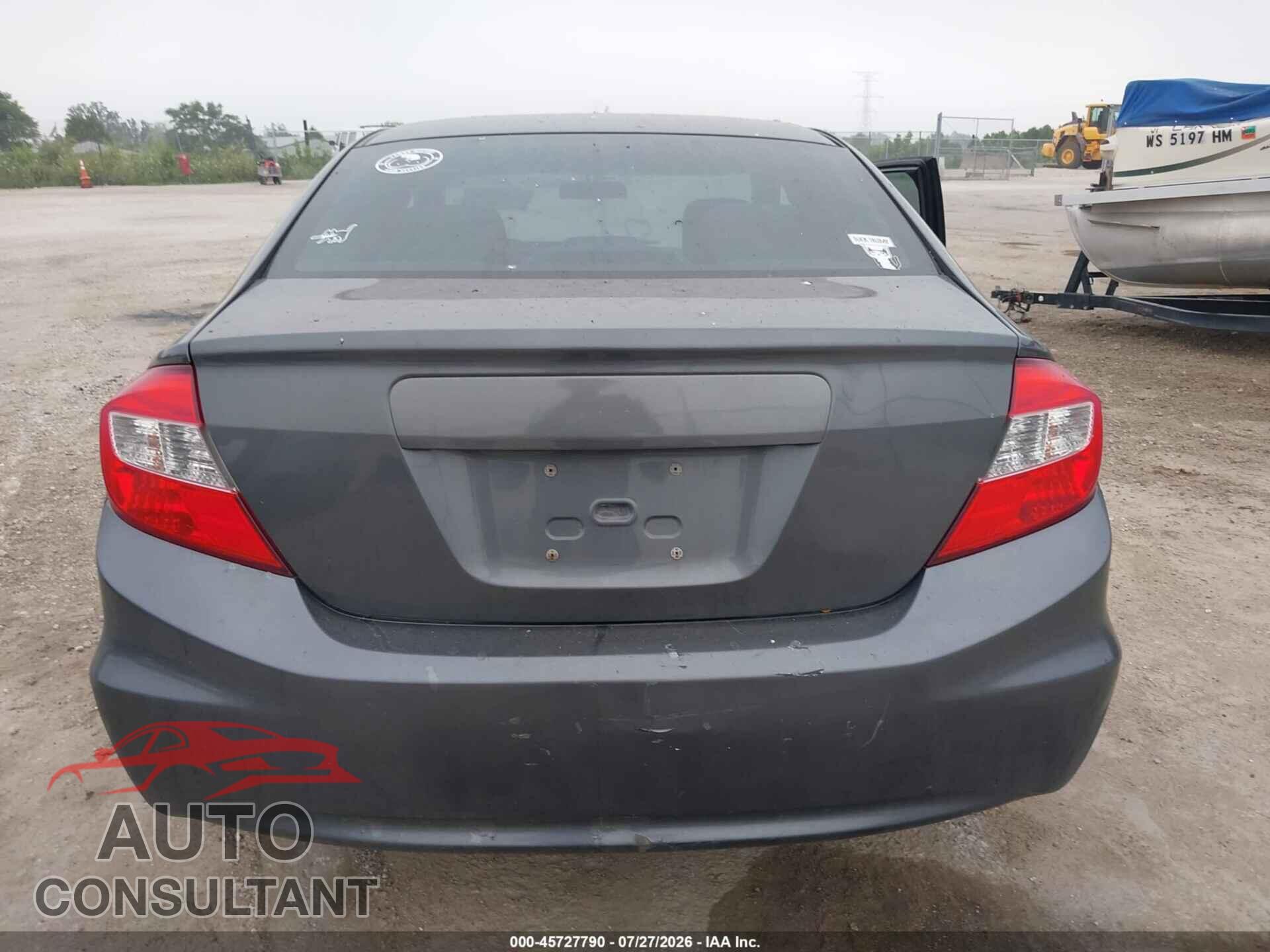 HONDA CIVIC 2012 - 2HGFB2F86CH543903