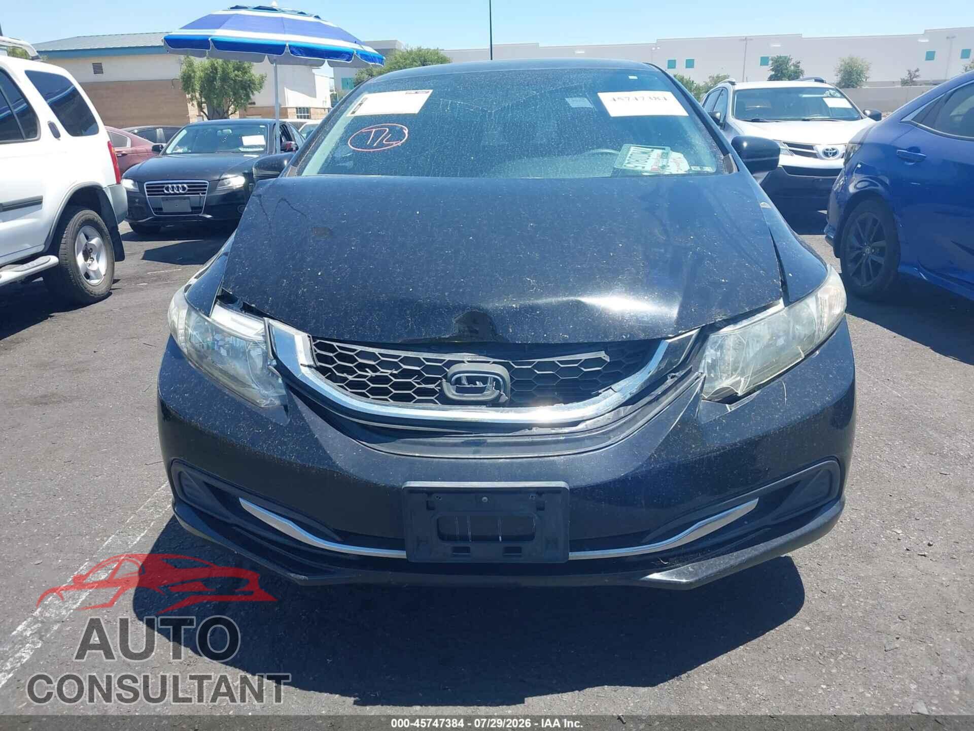 HONDA CIVIC 2015 - 19XFB2F52FE278384