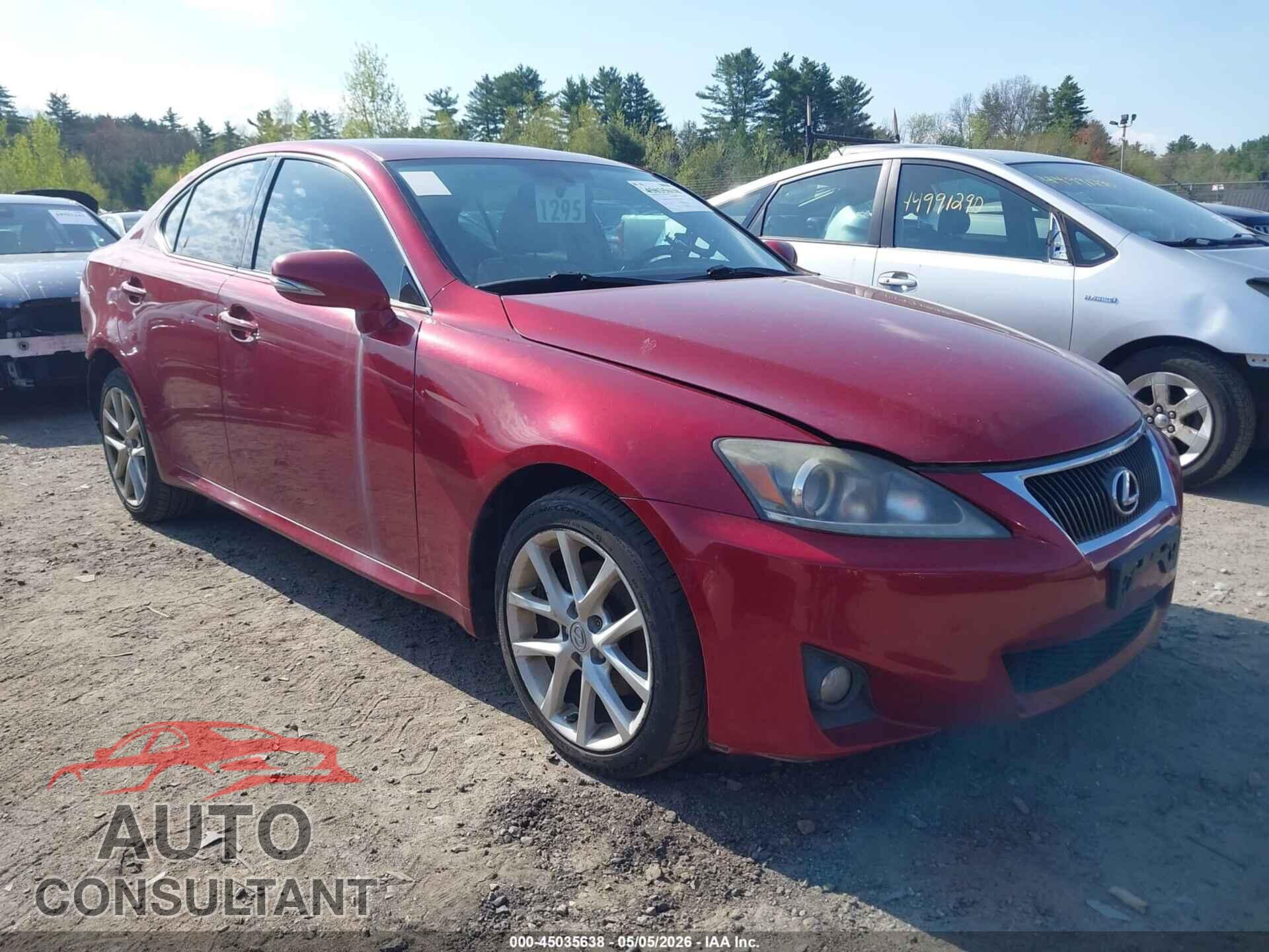 LEXUS IS 250 2011 - JTHCF5C25B5047924