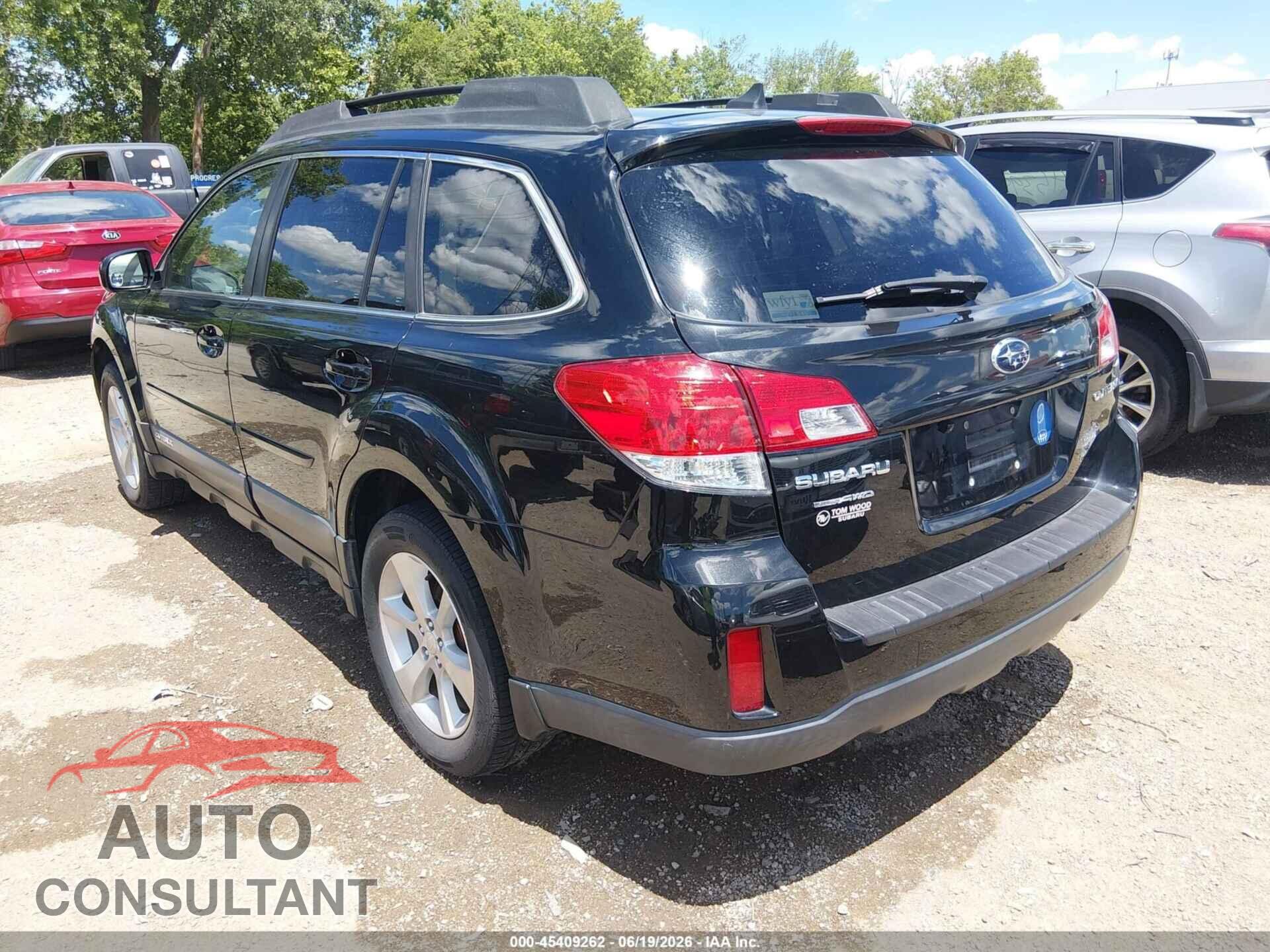 SUBARU OUTBACK 2014 - 4S4BRCLC7E3306734