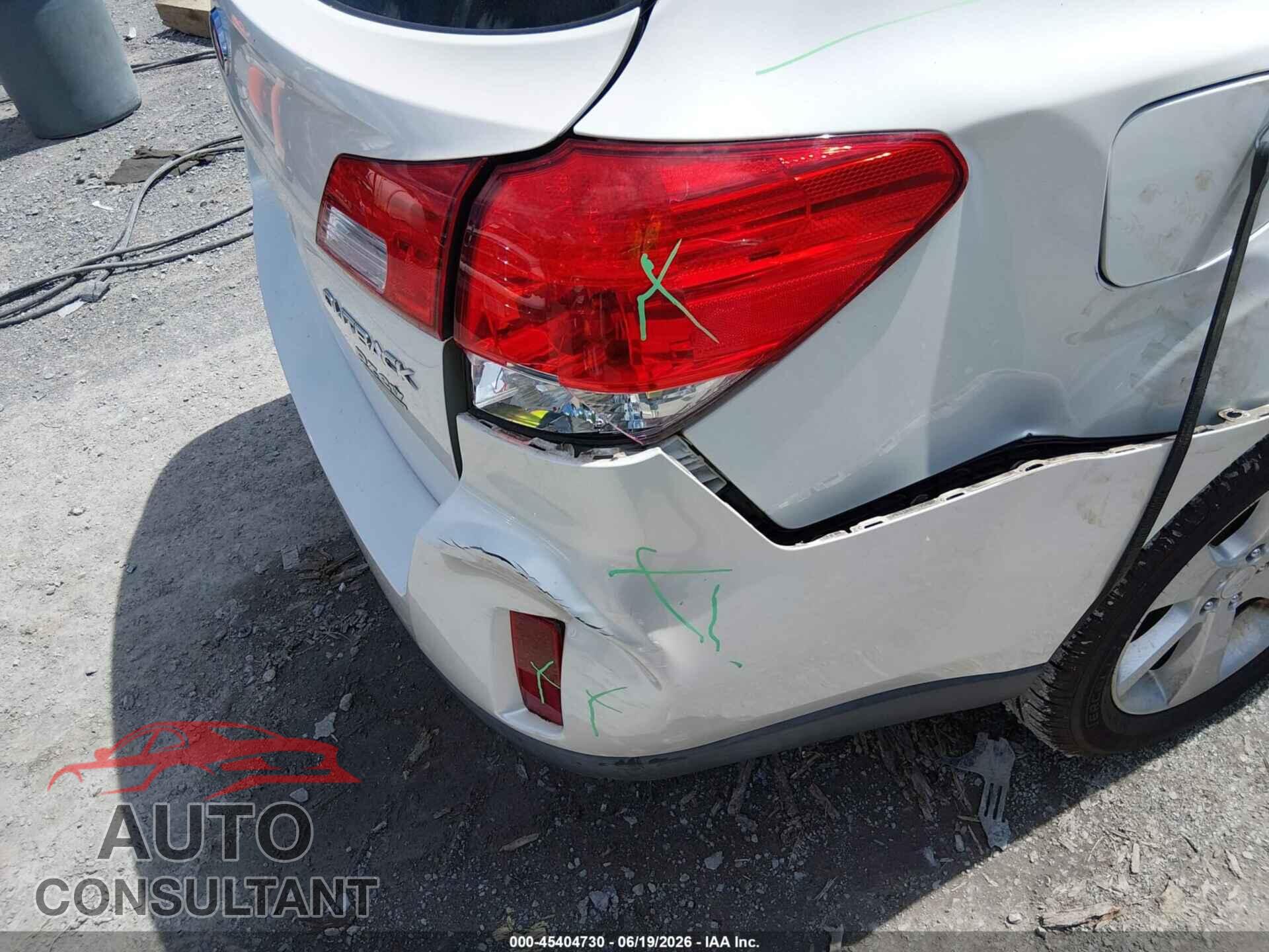 SUBARU OUTBACK 2013 - 4S4BRBCC1D3288854