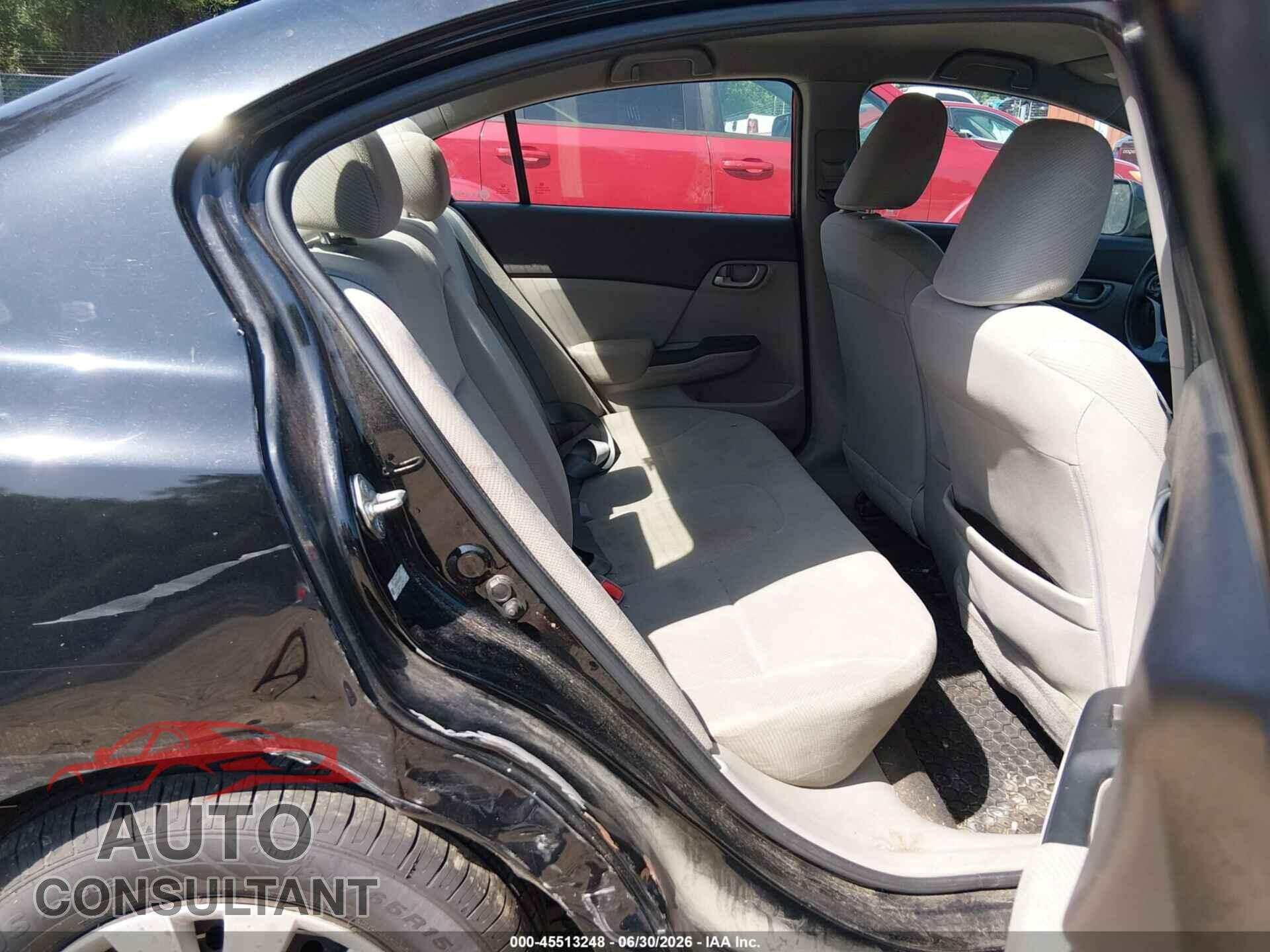 HONDA CIVIC 2012 - 2HGFB2F59CH600178