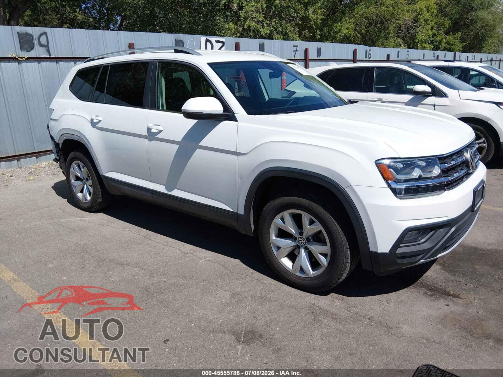 VOLKSWAGEN ATLAS 2018 - 1V2DR2CA4JC542806