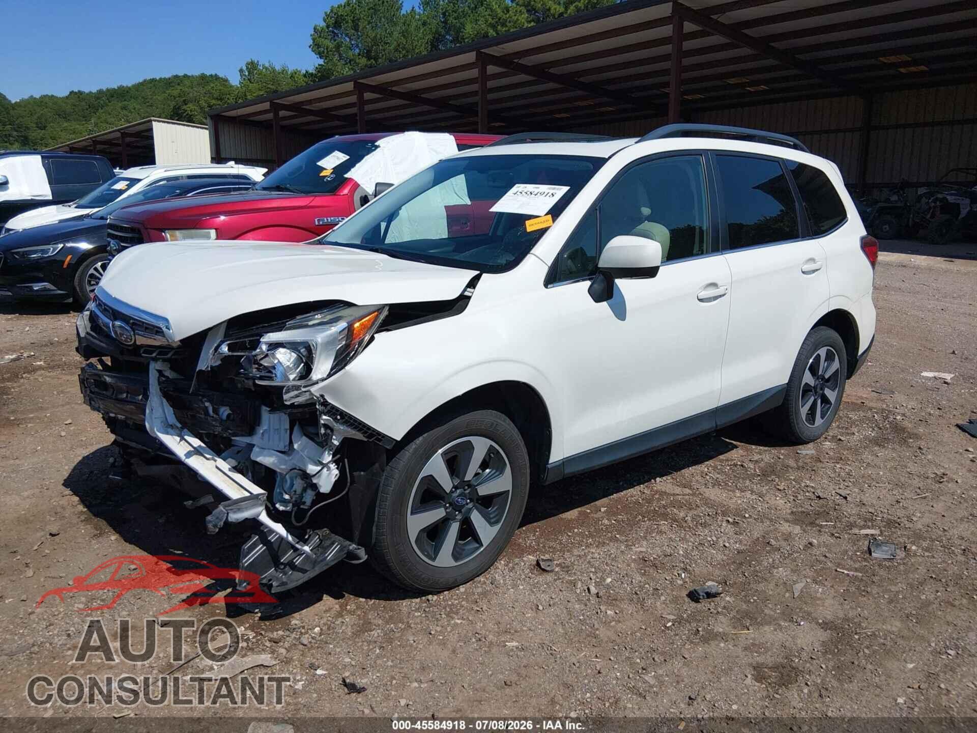 SUBARU FORESTER 2017 - JF2SJAJC4HH548618