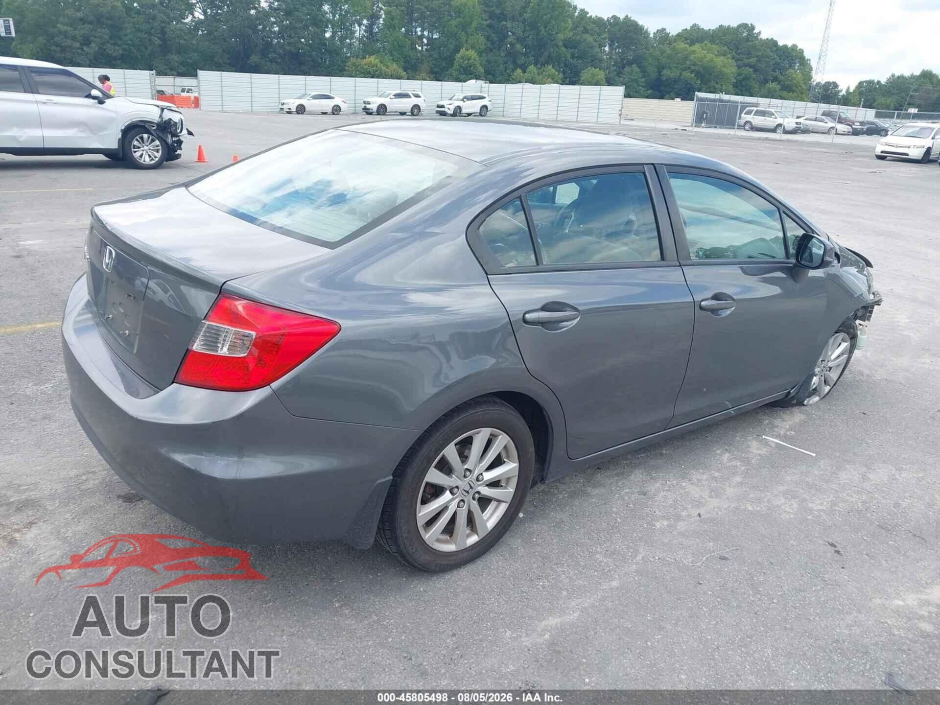 HONDA CIVIC 2012 - 19XFB2F87CE005396
