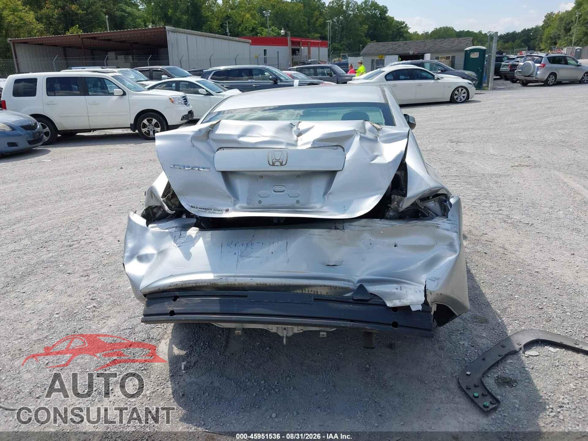 HONDA CIVIC 2012 - 19XFB2F54CE380216