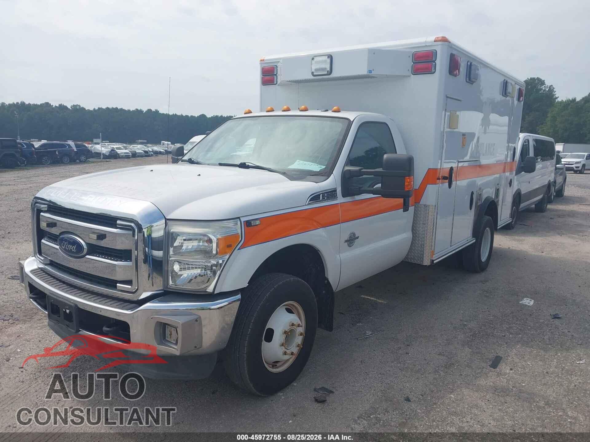 FORD F-350 CHASSIS 2015 - 1FDRF3HT3FEB96285