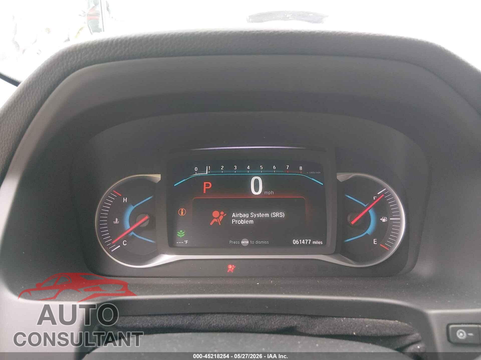 HONDA PILOT 2020 - 5FNYF6H57LB033720