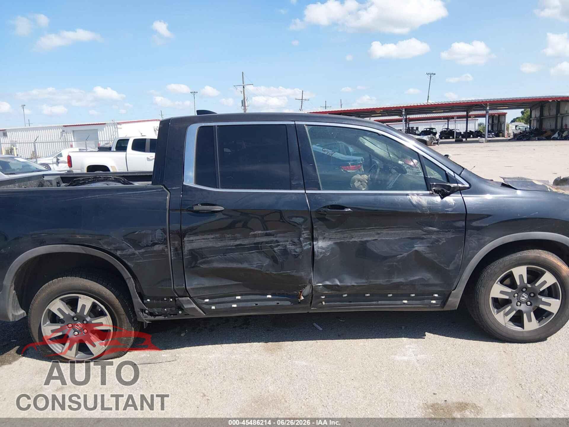 HONDA RIDGELINE 2017 - 5FPYK3F73HB030567