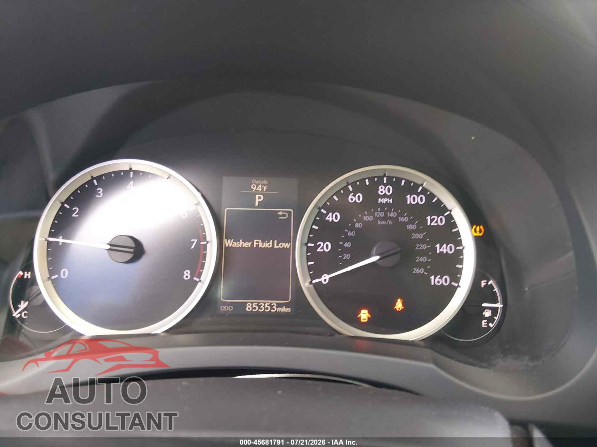 LEXUS IS 250 2015 - JTHBF1D21F5052613