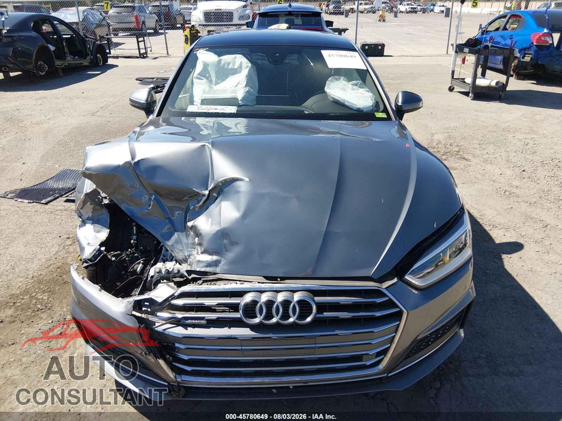 AUDI A5 2018 - WAUTNAF56JA006532